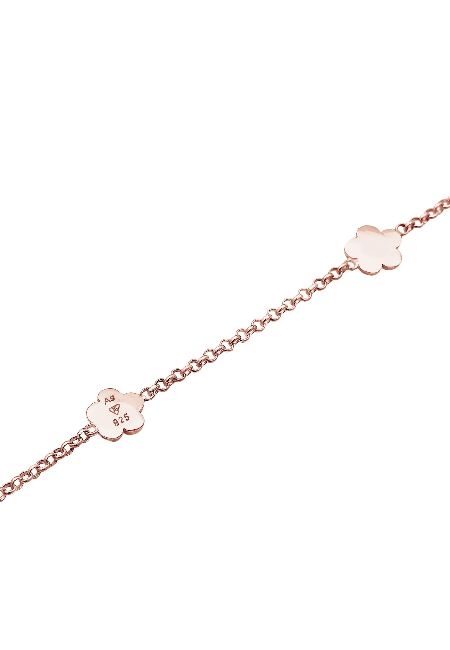 Elli Armkette »Armband Kinder Blumen Kristalle 925 Silber«
