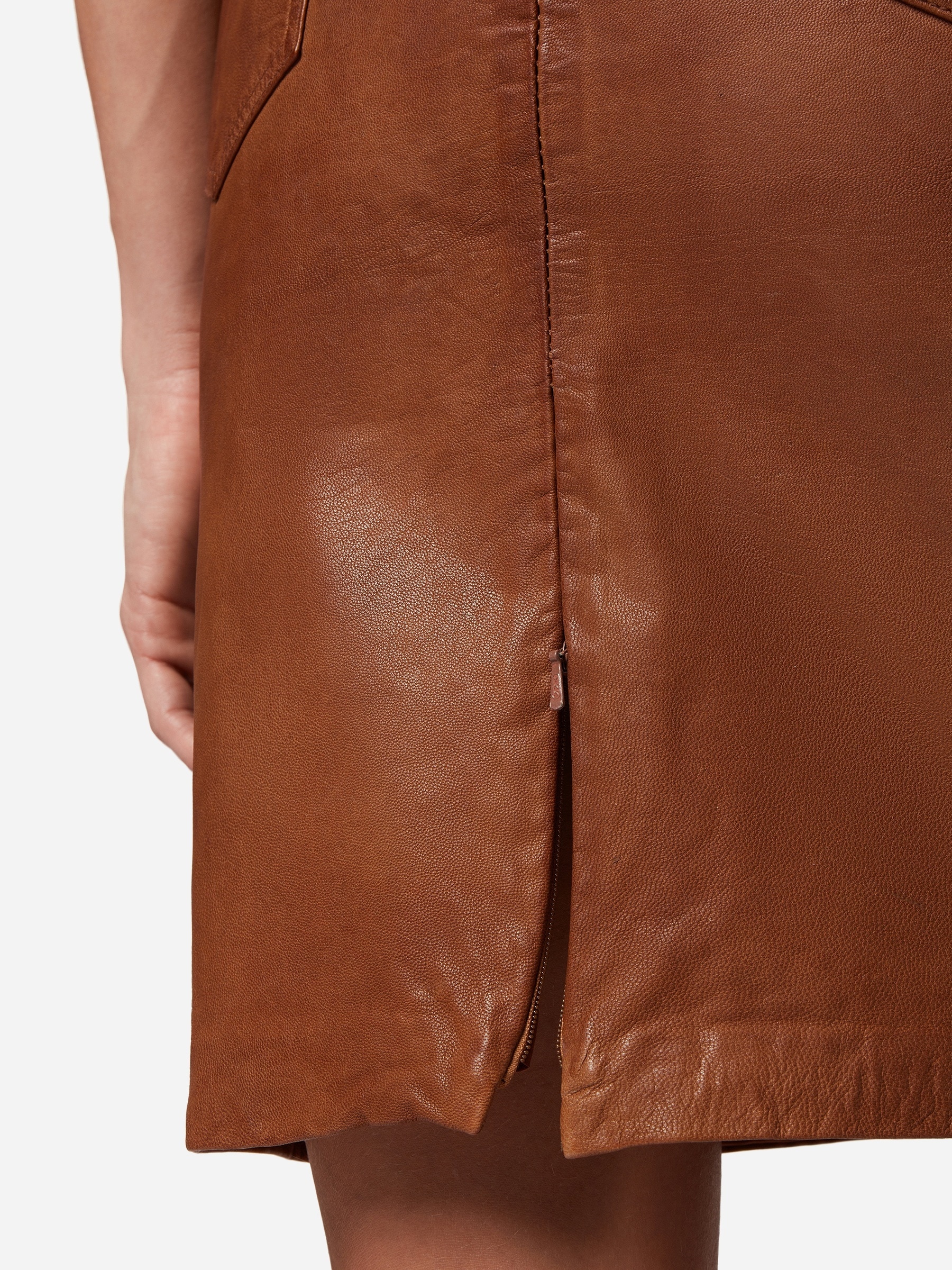 RICANO Bleistiftrock »Lederrock 0132 Skirt« Handgefertigt aus echtem Leder