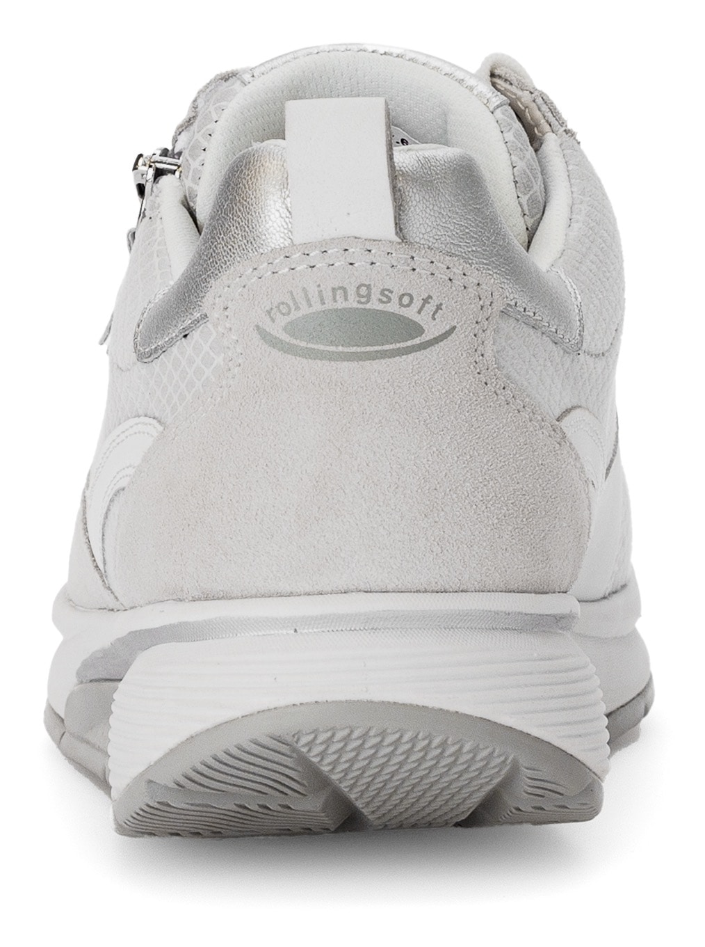 Gabor Rollingsoft Keilsneaker, Freizeitschuh, Halbschuh, Schnürschuh mit Wechselfußbett