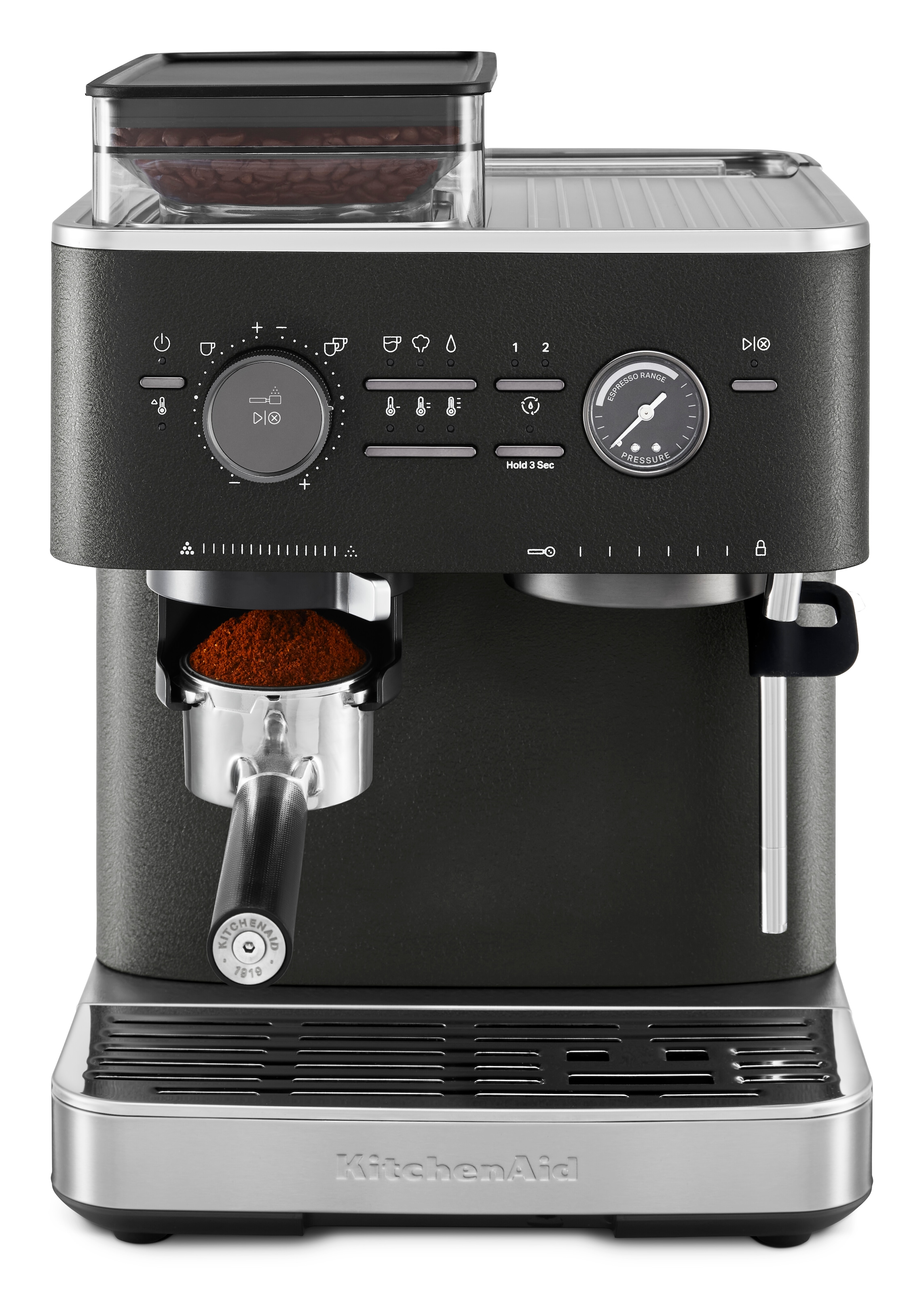 KitchenAid Espressomaschine »5KES6551EBK«, Siebträger mit Mühle