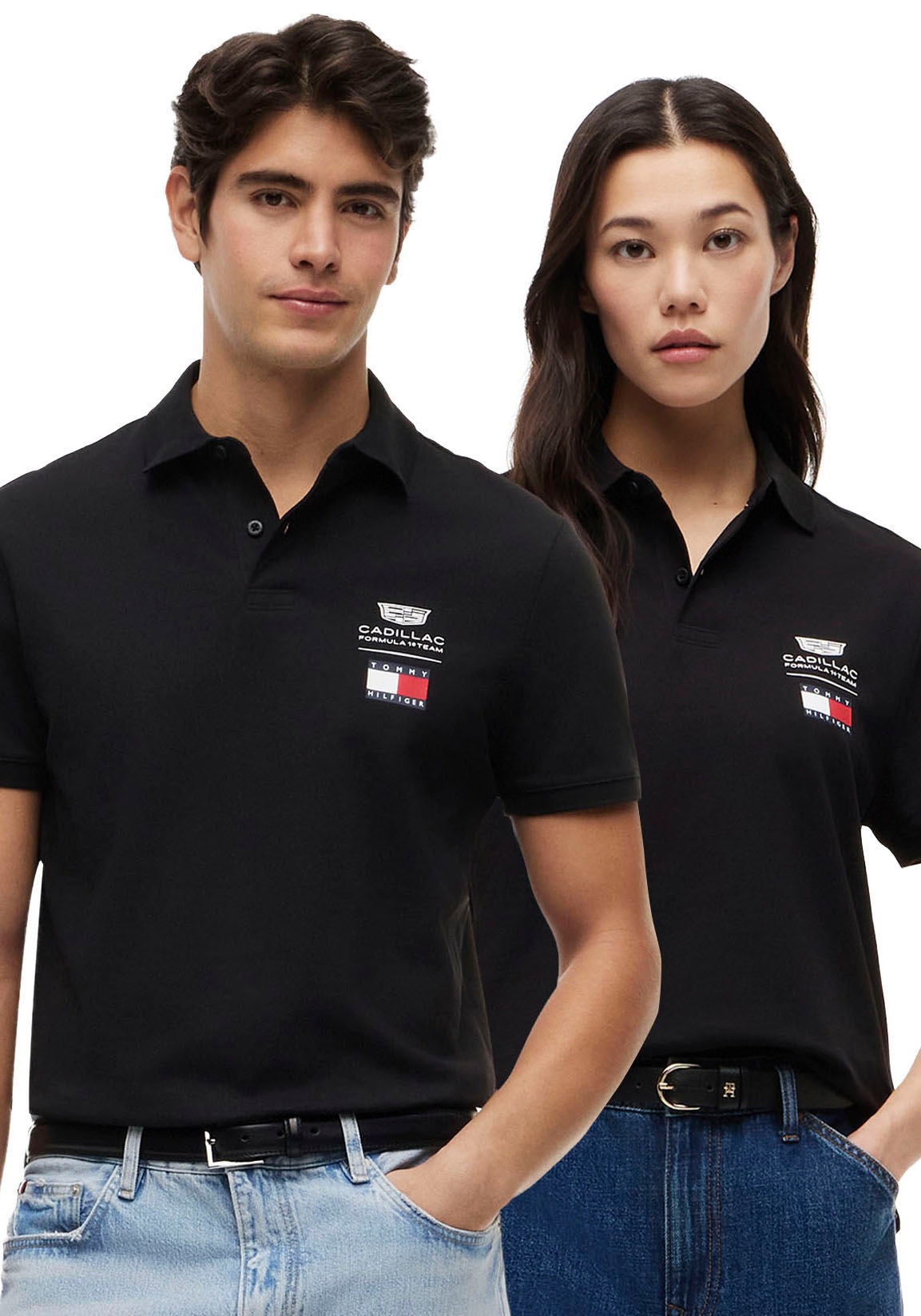 Tommy Hilfiger Poloshirt »TH x Cadillac Formula 1 Team LOGO« Unisex Special Collection Formula1