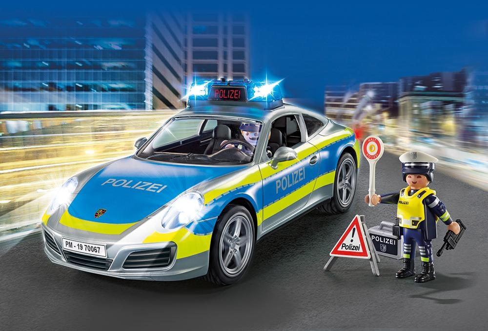 Playmobil® Konstruktions-Spielset »Porsche 911 Carrera 4S Polizei (70067), My Action Heroes«, (36 St.), Made in Germany