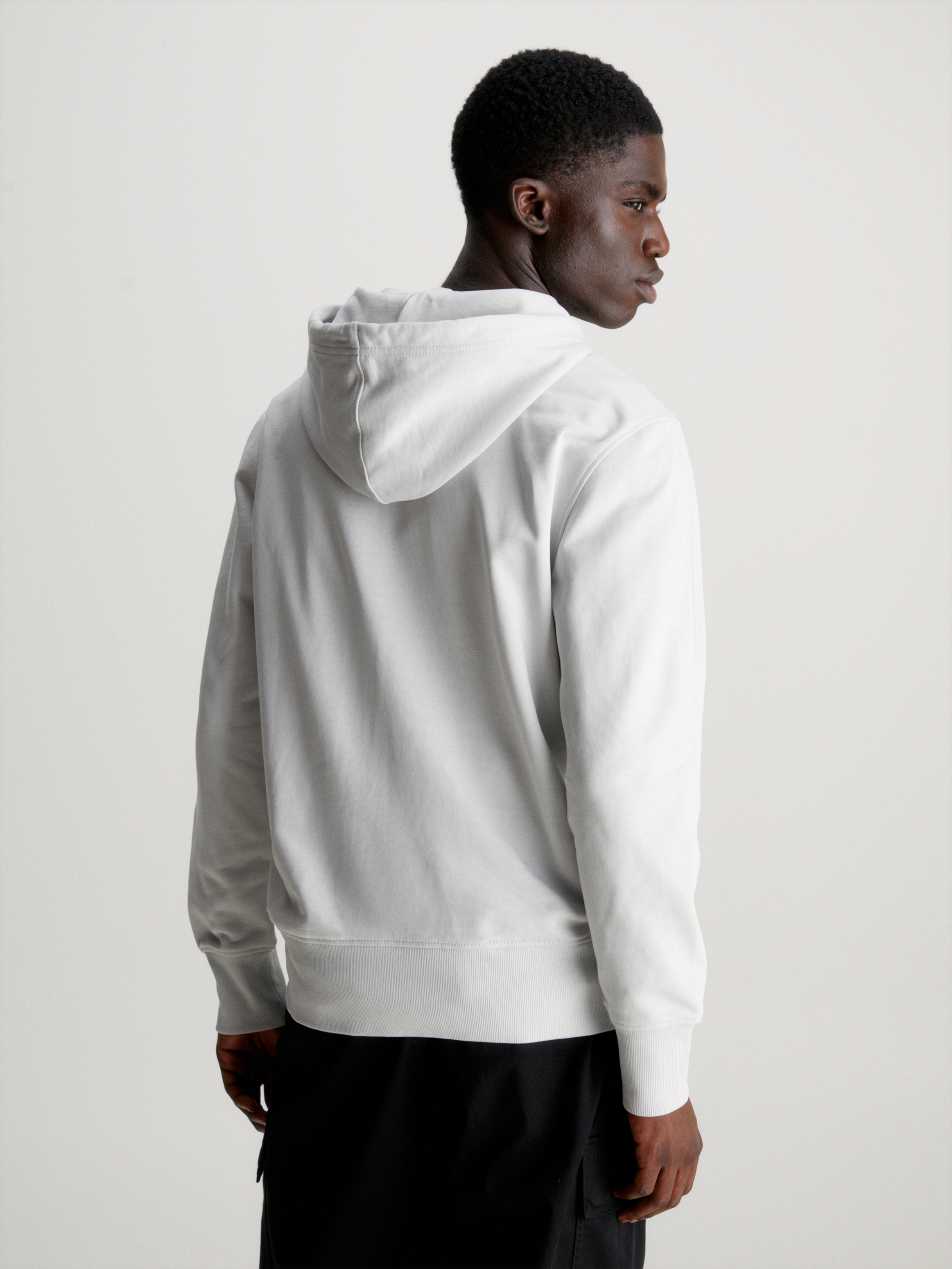 Calvin Klein Jeans Sweatjacke »INSTITUTIONAL ZIP THROUGH HOODIE«, mit Logomarkenlabel