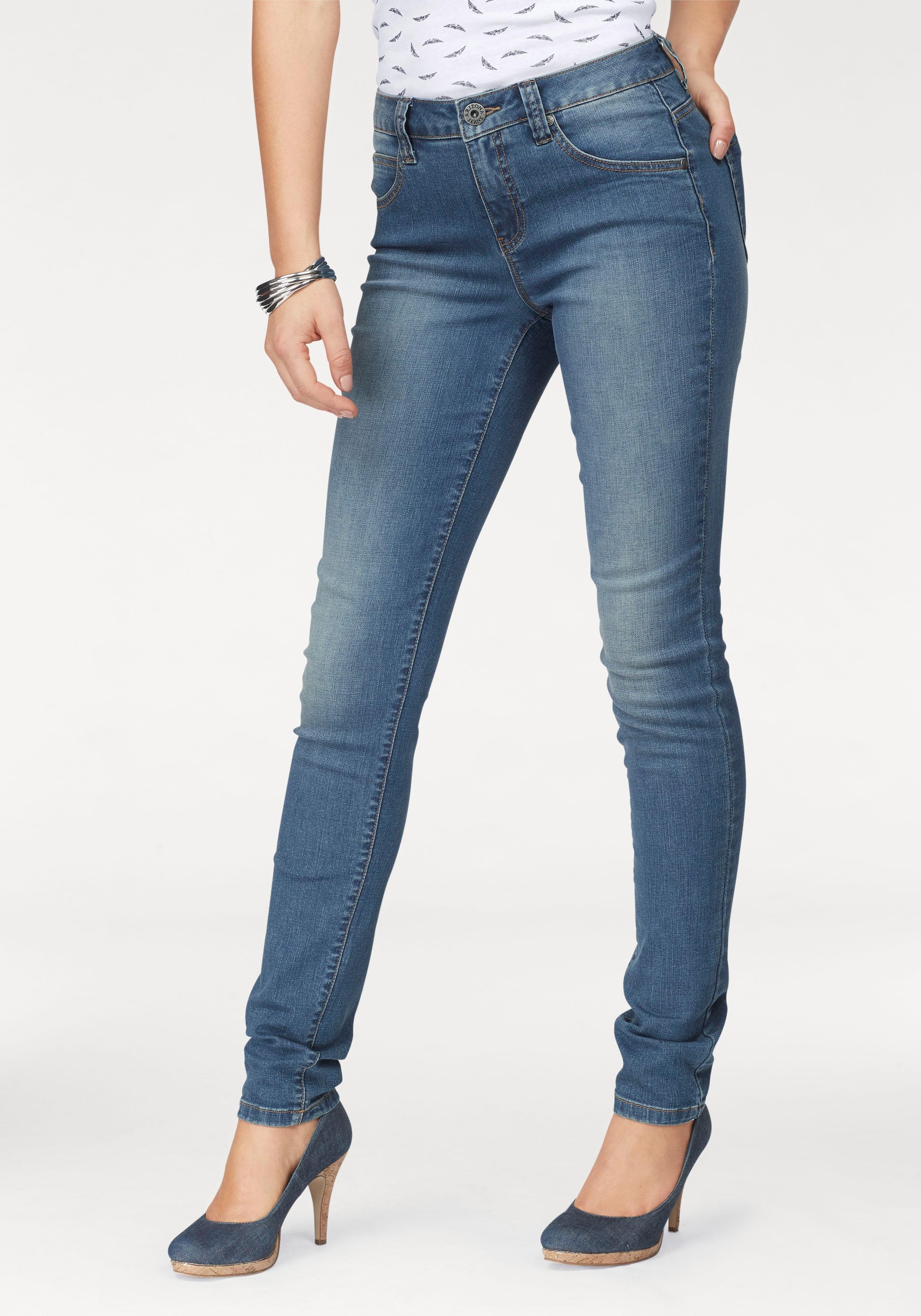 Waist Slim-fit-Jeans »Curve-Collection«, Arizona Shop Online im OTTO bestellen High