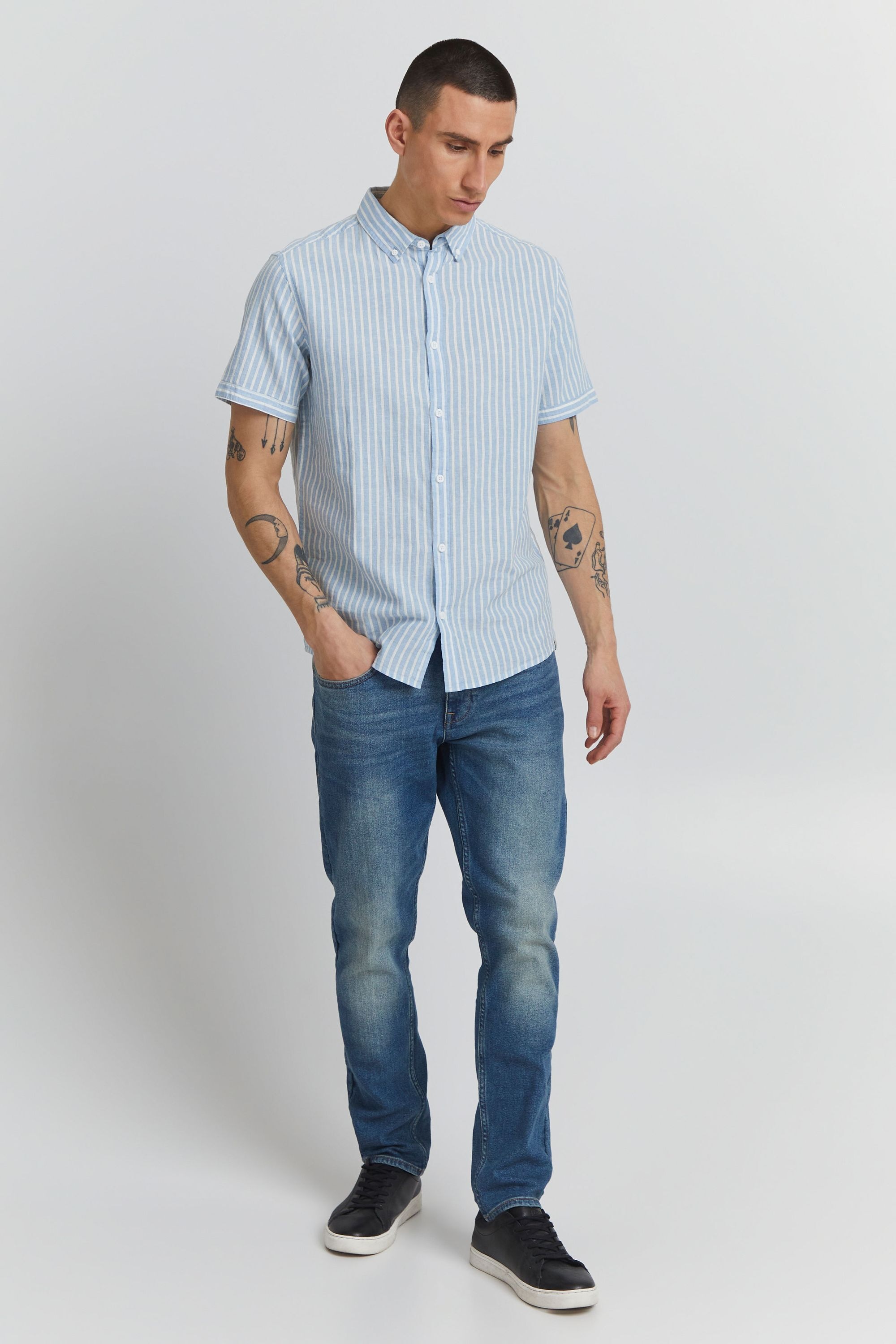 Indicode Kurzarmshirt »Kurzarmhemd IDHank«