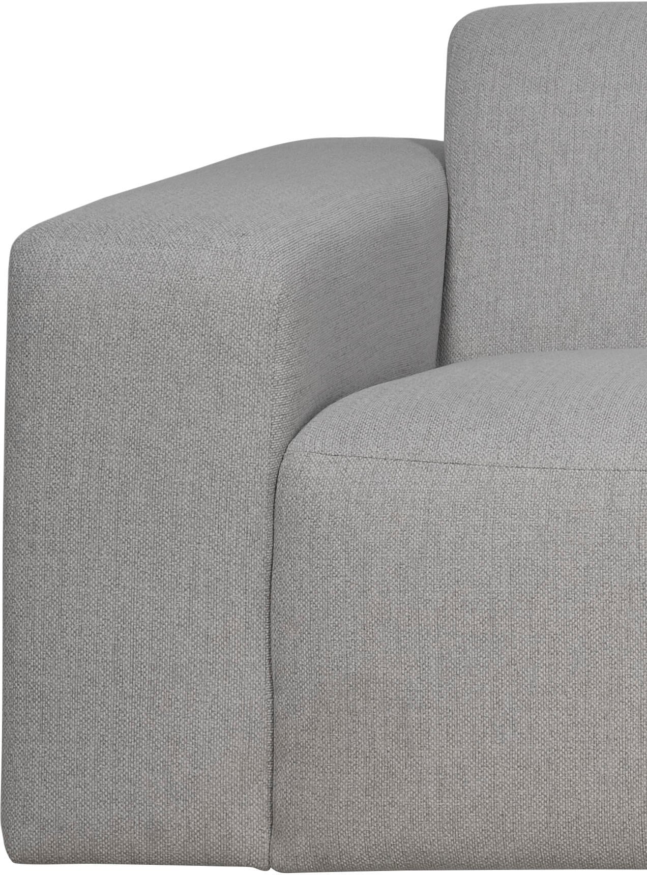INOSIGN 3-Sitzer »Koa, 228 cm, Modulsofa in Webstoff, Cord«, Designsofa, weicher Lounge-Sitzkomfort, Welleunterfederung, bodentief
