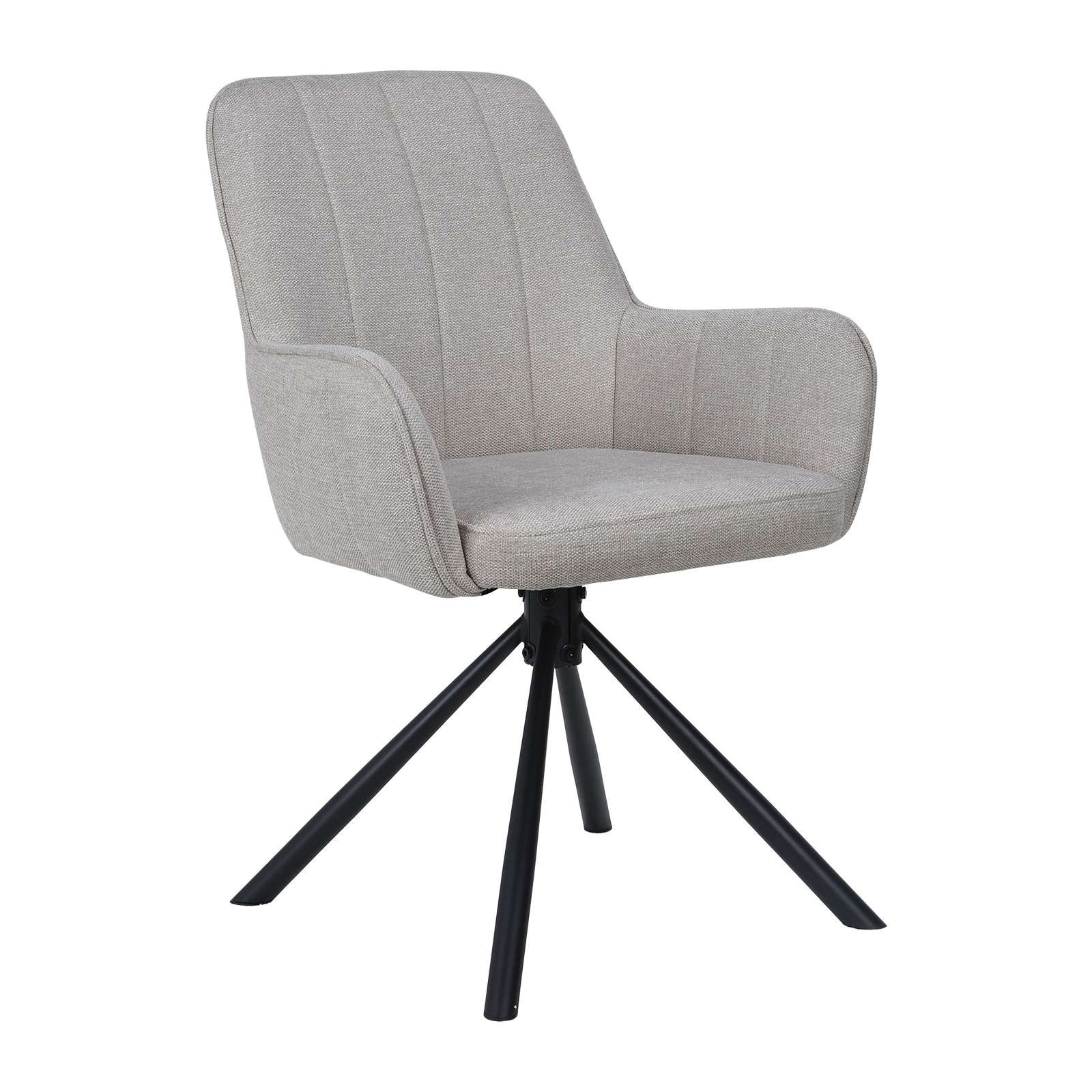 OTTO home Esszimmerstuhl »Flaurent« () 2 Stk.gepolsterte Rückenlehne, Armlehne und Sitzfläche, Sitzhöhe 50 cm