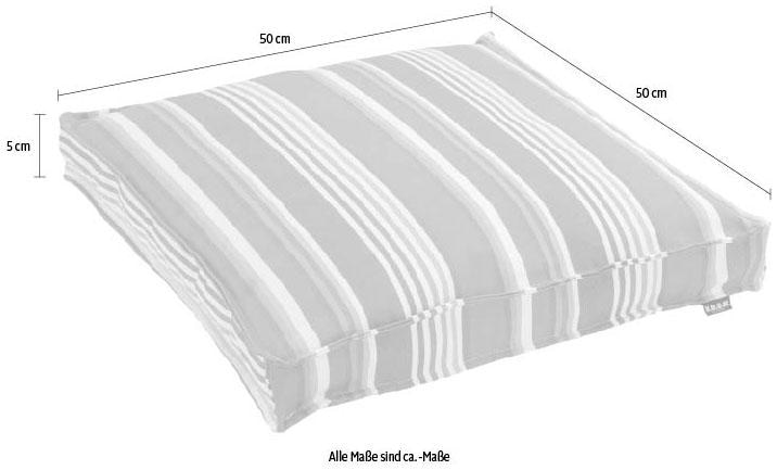 H.O.C.K. Sitzkissen »Yucatan« mit bunten Streifen