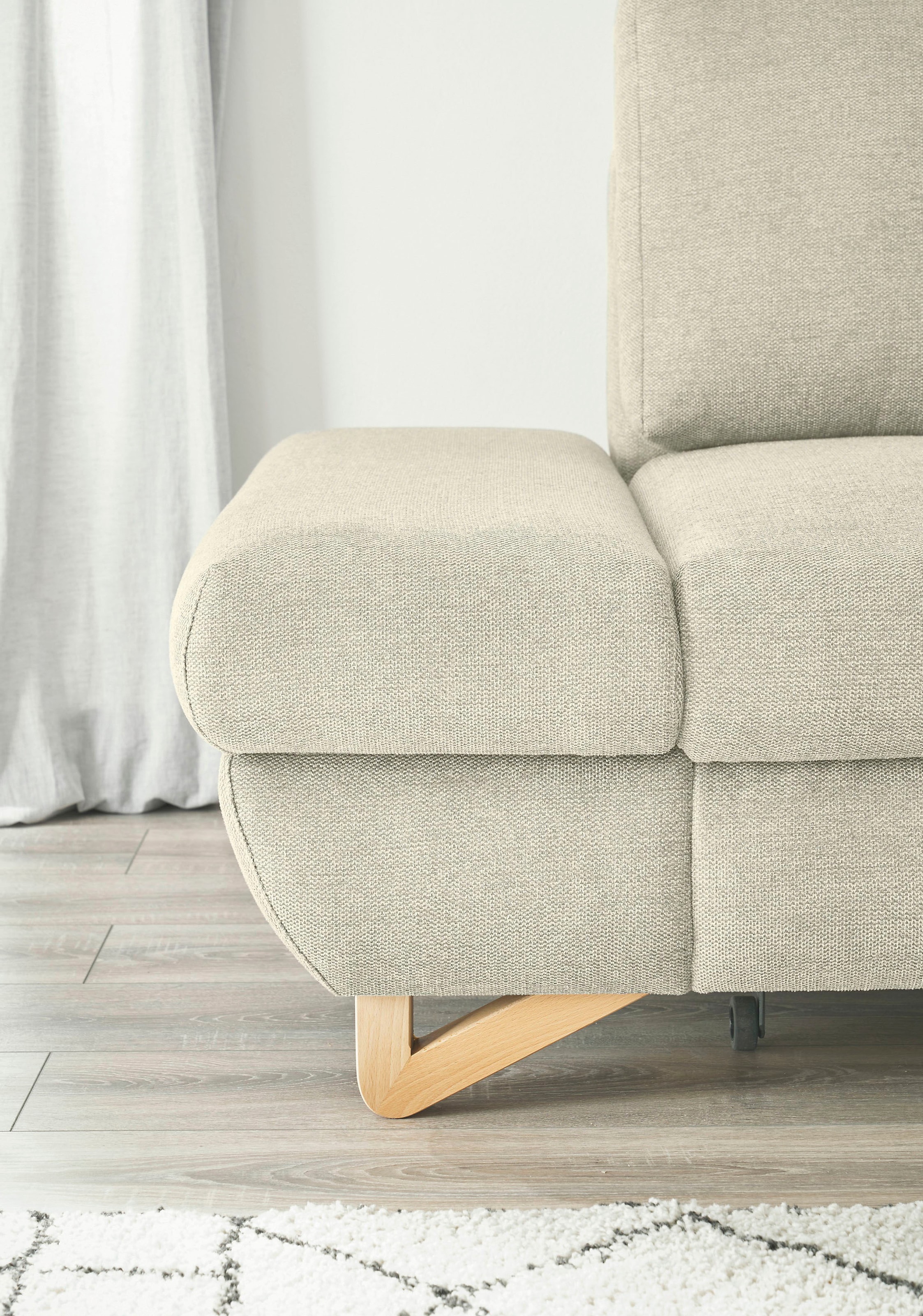 INOSIGN Ecksofa »City/Giron, L-Form,«, verstellbare Armlehnen mit Rasterfunktion