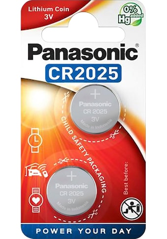 Panasonic Batterie »2er Pack Coin Lithium - CR2025«, CR2025, 22,5 V, (2 St.) kaufen