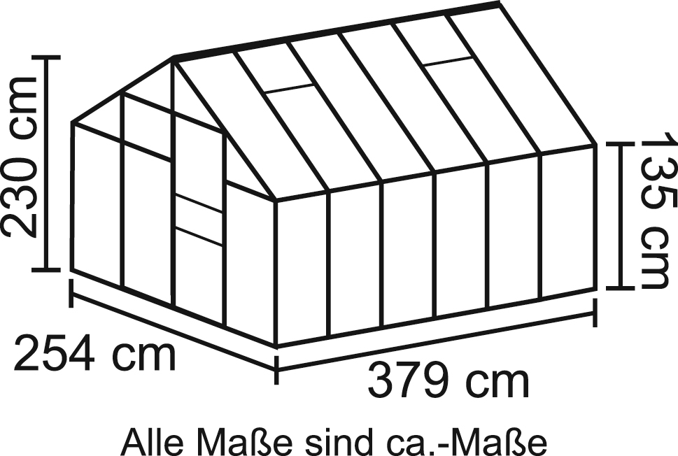 Vitavia Gewächshaus »Merkur 9900«