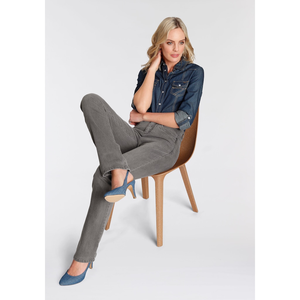 Arizona Gerade Jeans »Comfort-Fit«, High Waist