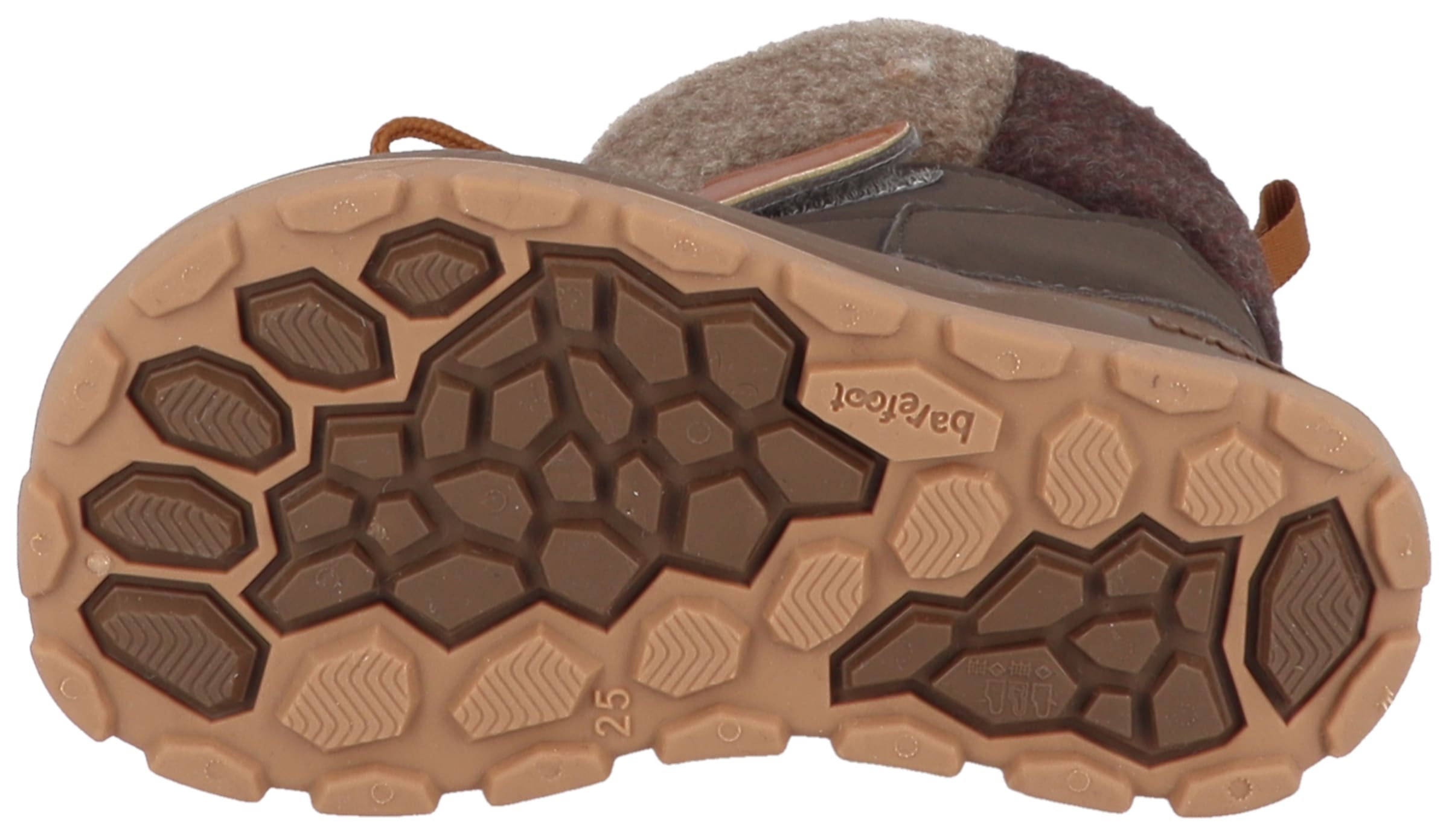 Lurchi Barfußschuh »Jan 1 Barefoot«  Winterboots, mit Kontrastbesatz, Größenschablone zum Download