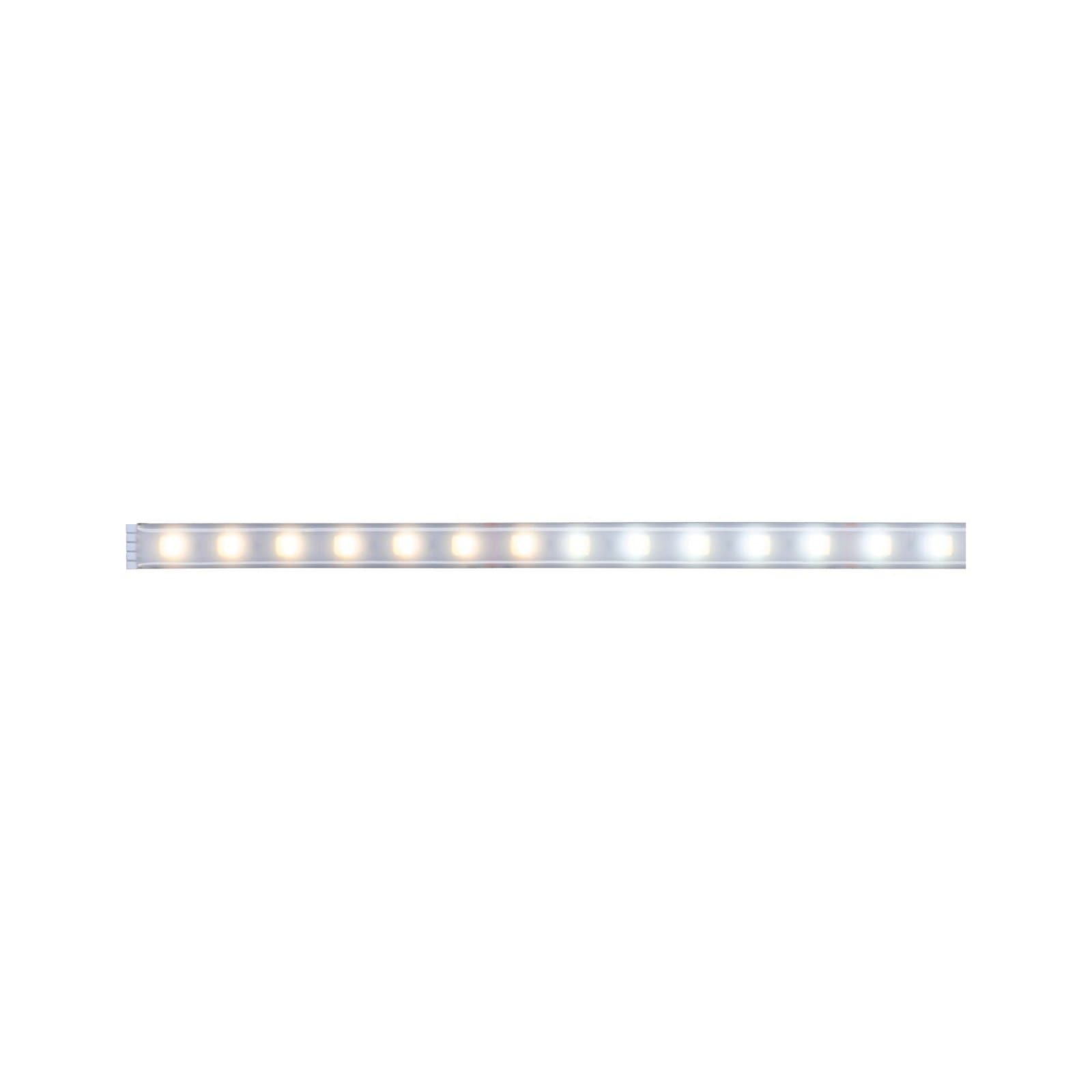 Paulmann LED-Streifen »MaxLED 500 Stripe 1m IP44 Cover 2700K-6500K 7W 24V Silber Kunststoff«, 1 St.-flammig, TunableWhite