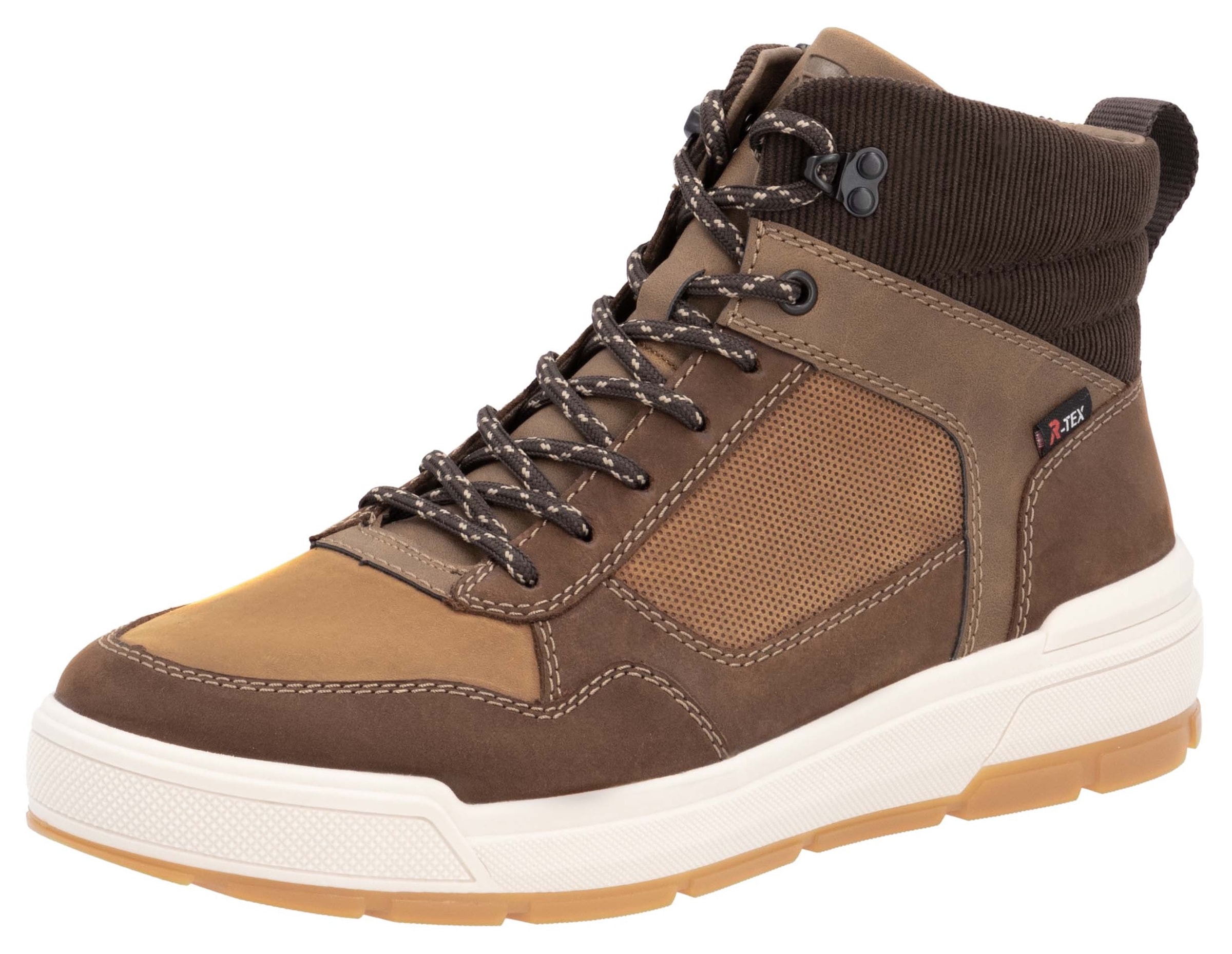 Rieker EVOLUTION Schnürboots, Winterboots, High-Top Sneaker, Stiefelette mit R-TEX-Membran