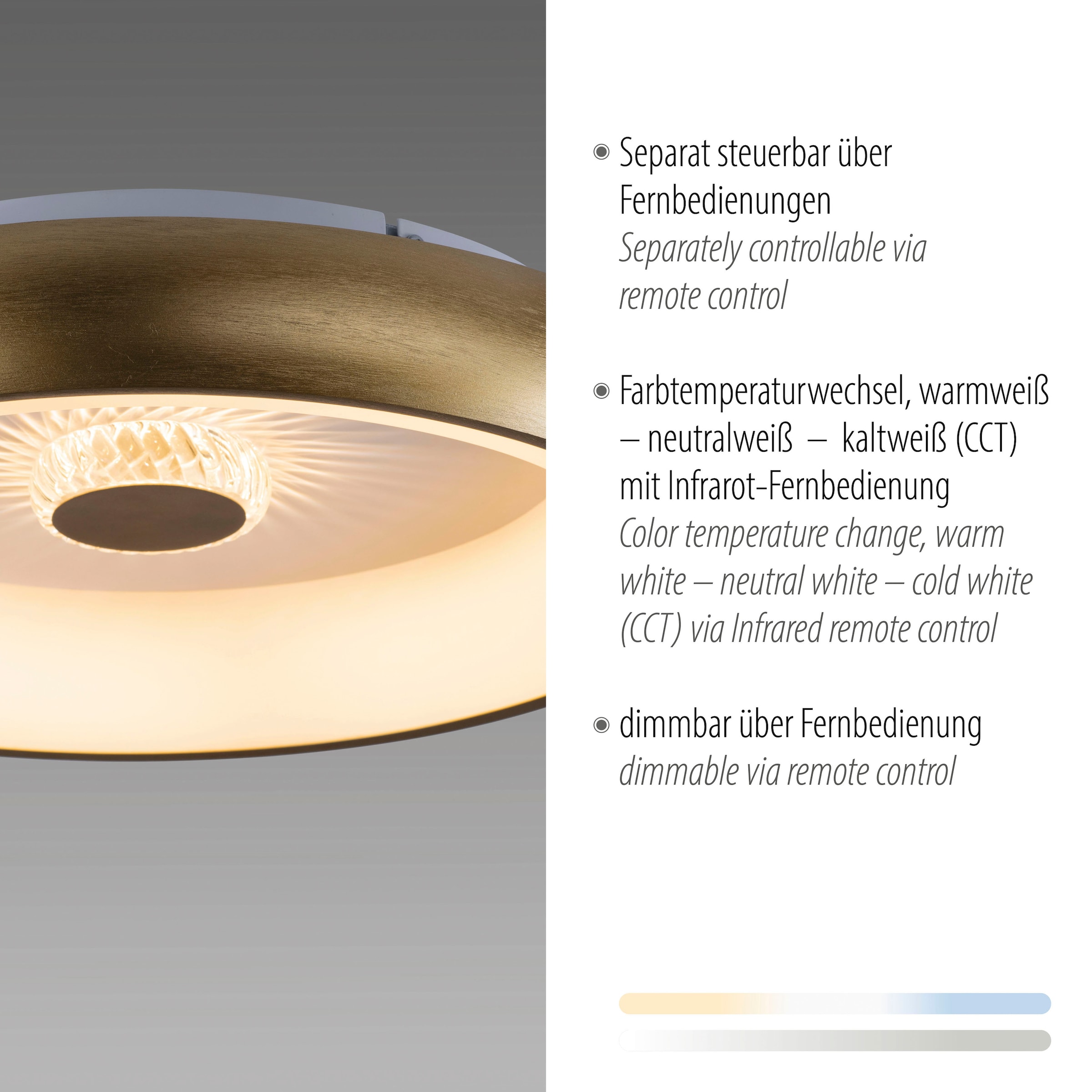 bei flammig-flammig LIGHT kaufen OTTO »VERTIGO«, LED 1 JUST Deckenleuchte