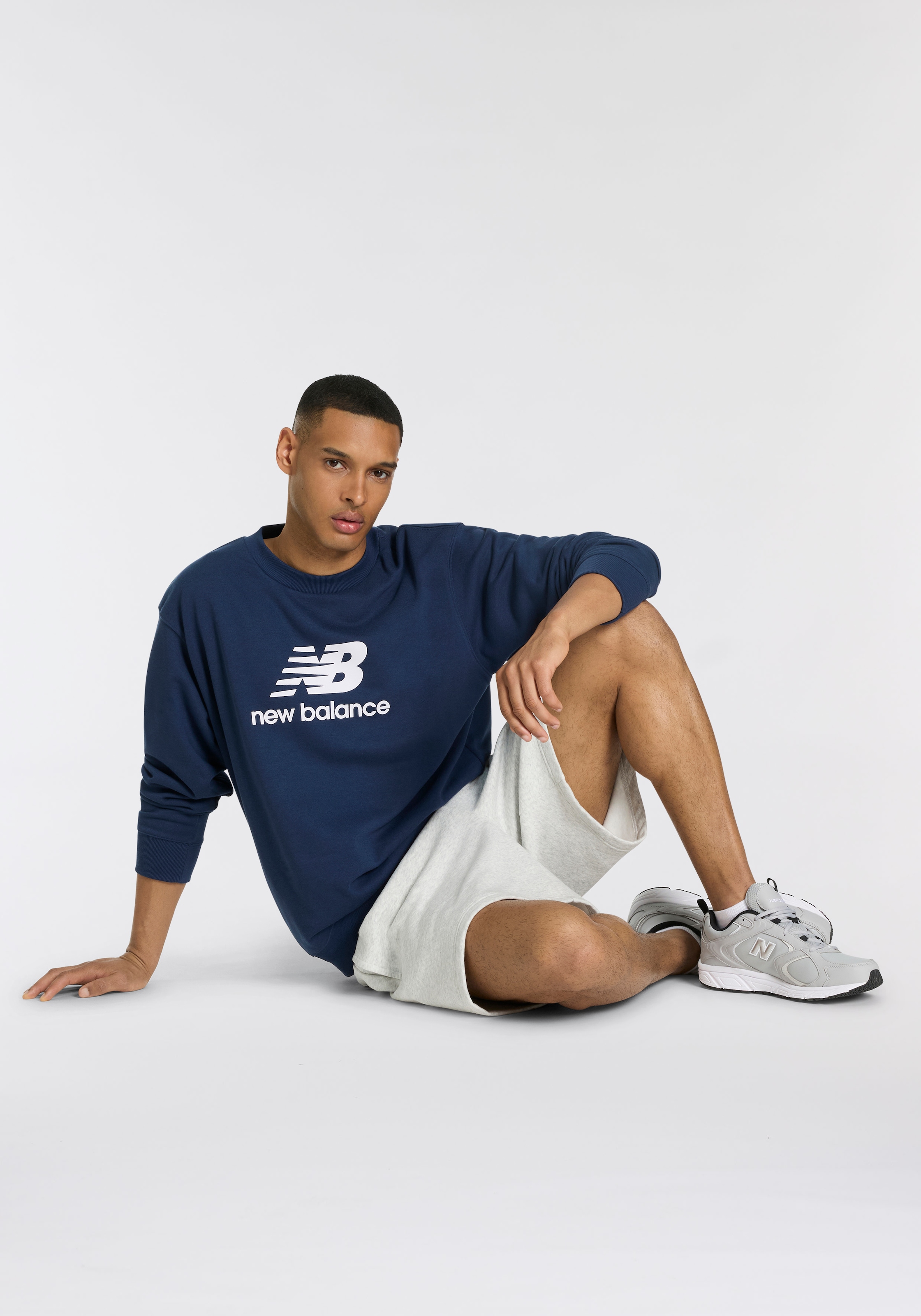 New Balance Sweatshirt »Sport Essentials French Terry Logo Crew«