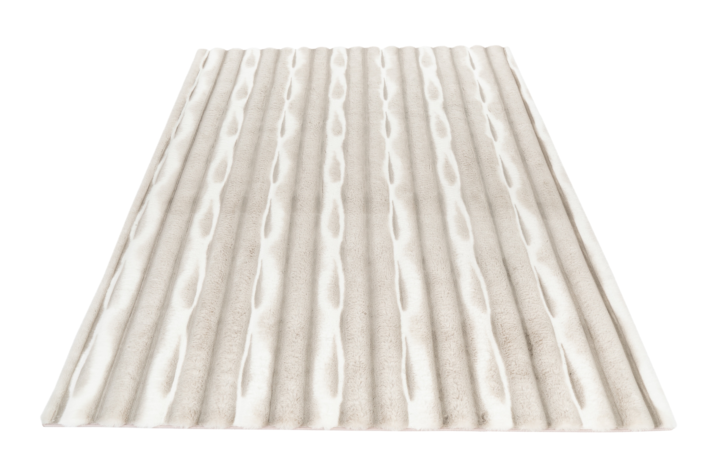 Obsession Teppich »My Waves 305« rechteckig 22 mm Höhe Uni Farben, Hoch-Tief Effekt, besonder weich, Wohnzimmer