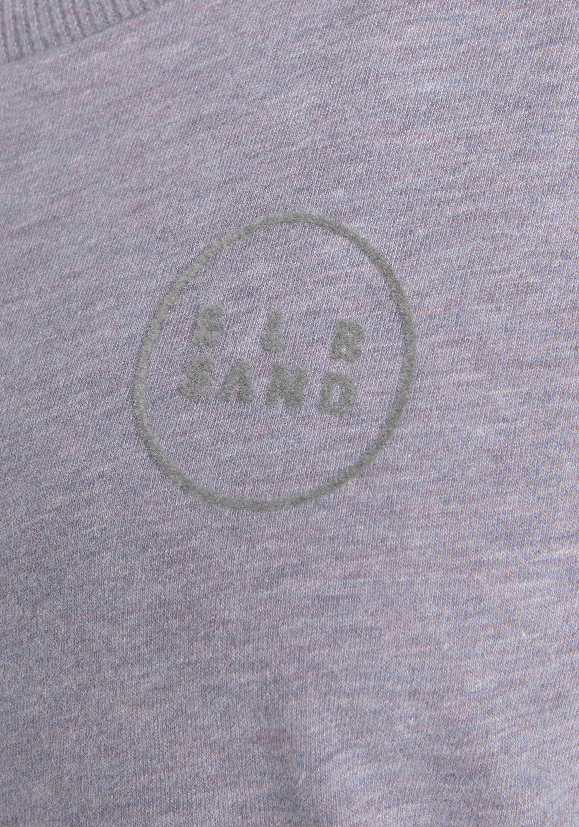 Elbsand T-Shirt »Ranva«, mit Logodruck, Kurzarmshirt aus Baumwoll-Mix, sportlich