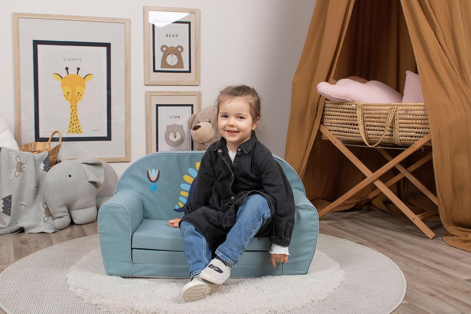 Knorrtoys® Sofa »Dino«, für Kinder; Made in Europe