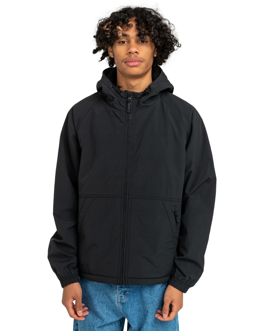 Element Herren Fleecejacke »Alder 2.0« in schwarz, Größe XS