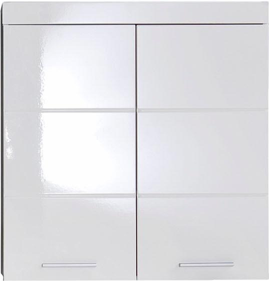 trendteam Hängeschrank »Amanda«, Breite 73 cm, Badezimmerschrank mit verstellbare Zwischenböden, MDF-Fronten in Hochglanz- oder Holzoptik