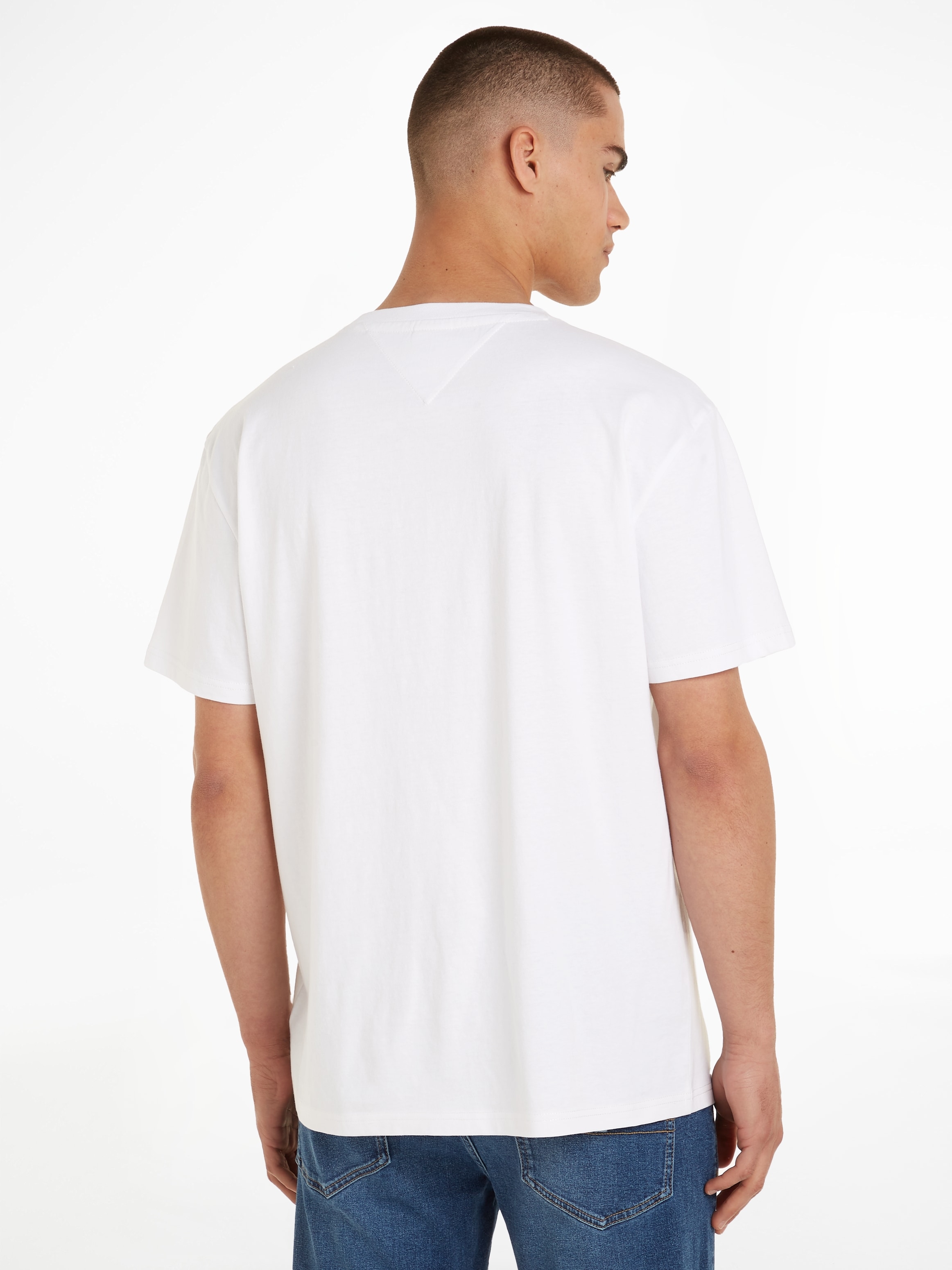 mit kaufen LINEAR Tommy Jeans LOGO REG OTTO TEE »TJM EXT«, bei online Markenlabel T-Shirt