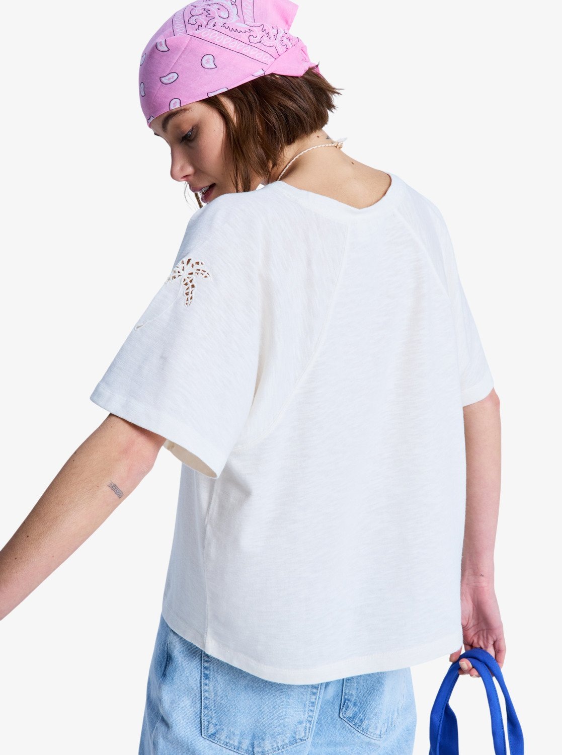 Roxy T-Shirt »TIME FOR PALM TREE« Kurzarm, sportlicher Stil