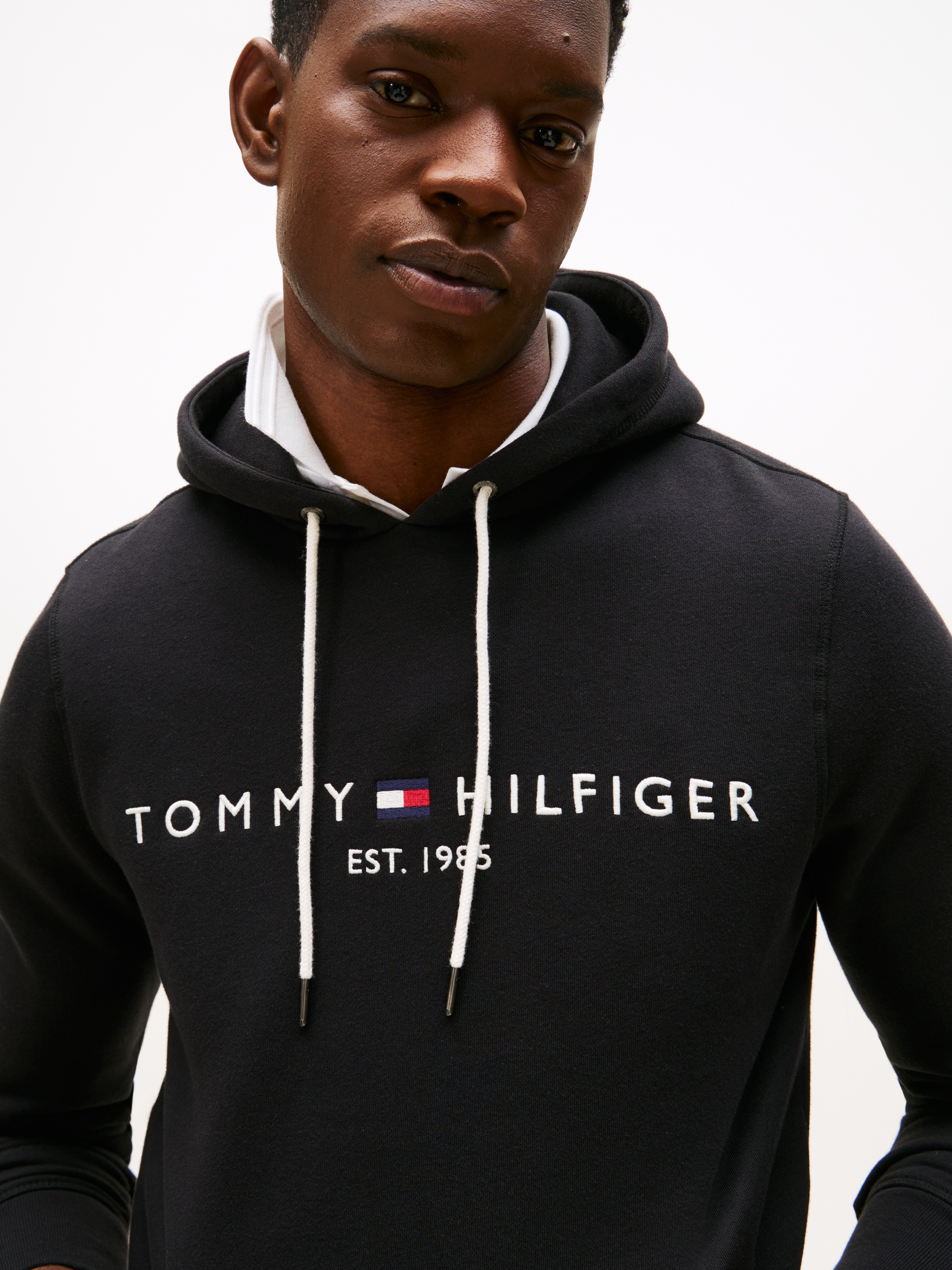 Tommy Hilfiger Kapuzensweatshirt »TOMMY LOGO HOODY«, Baumwoll-Mix
