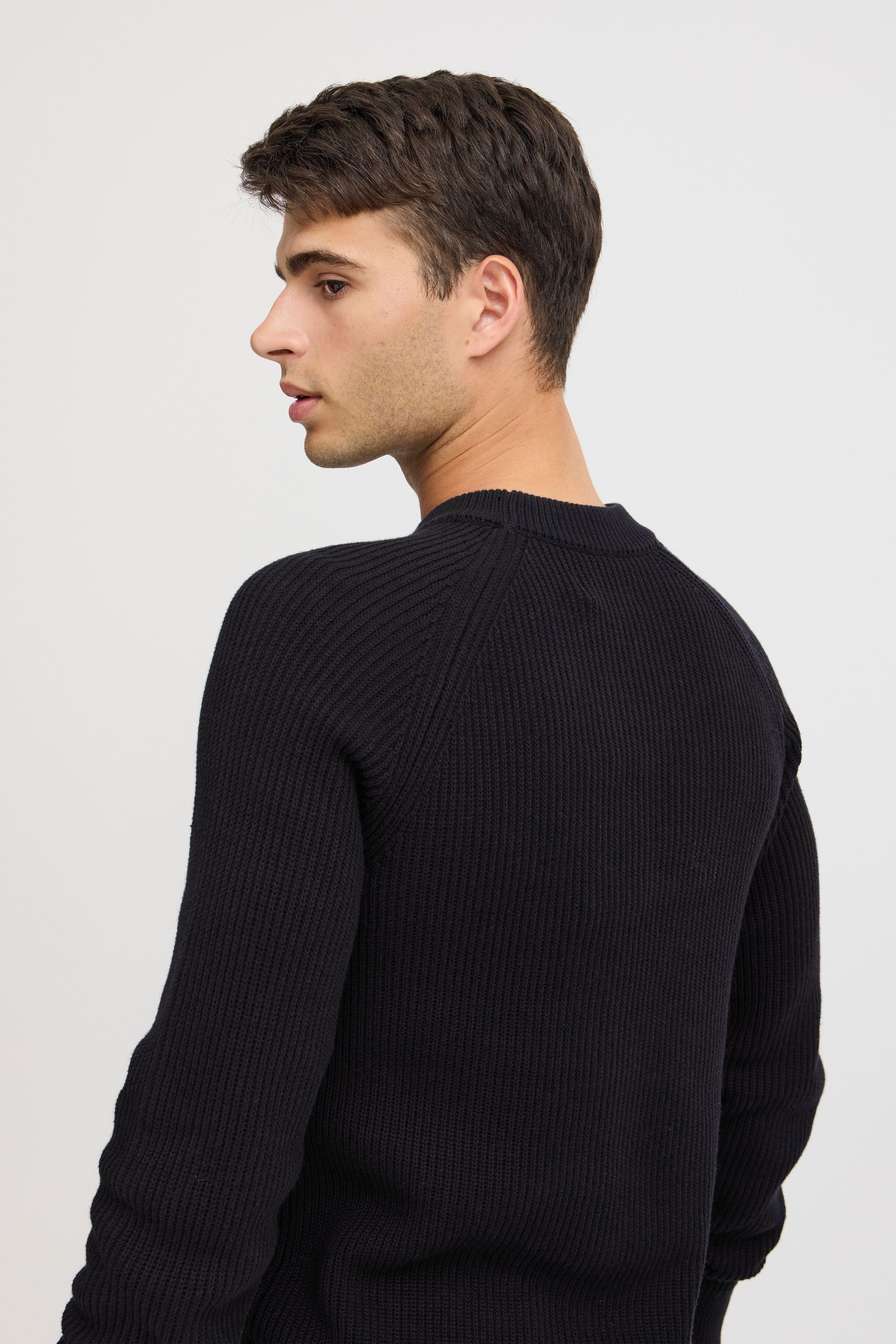 Casual Friday Strickfleece-Pullover »Strickpullover CFKRISTIAN raglan rib crew neck knit«