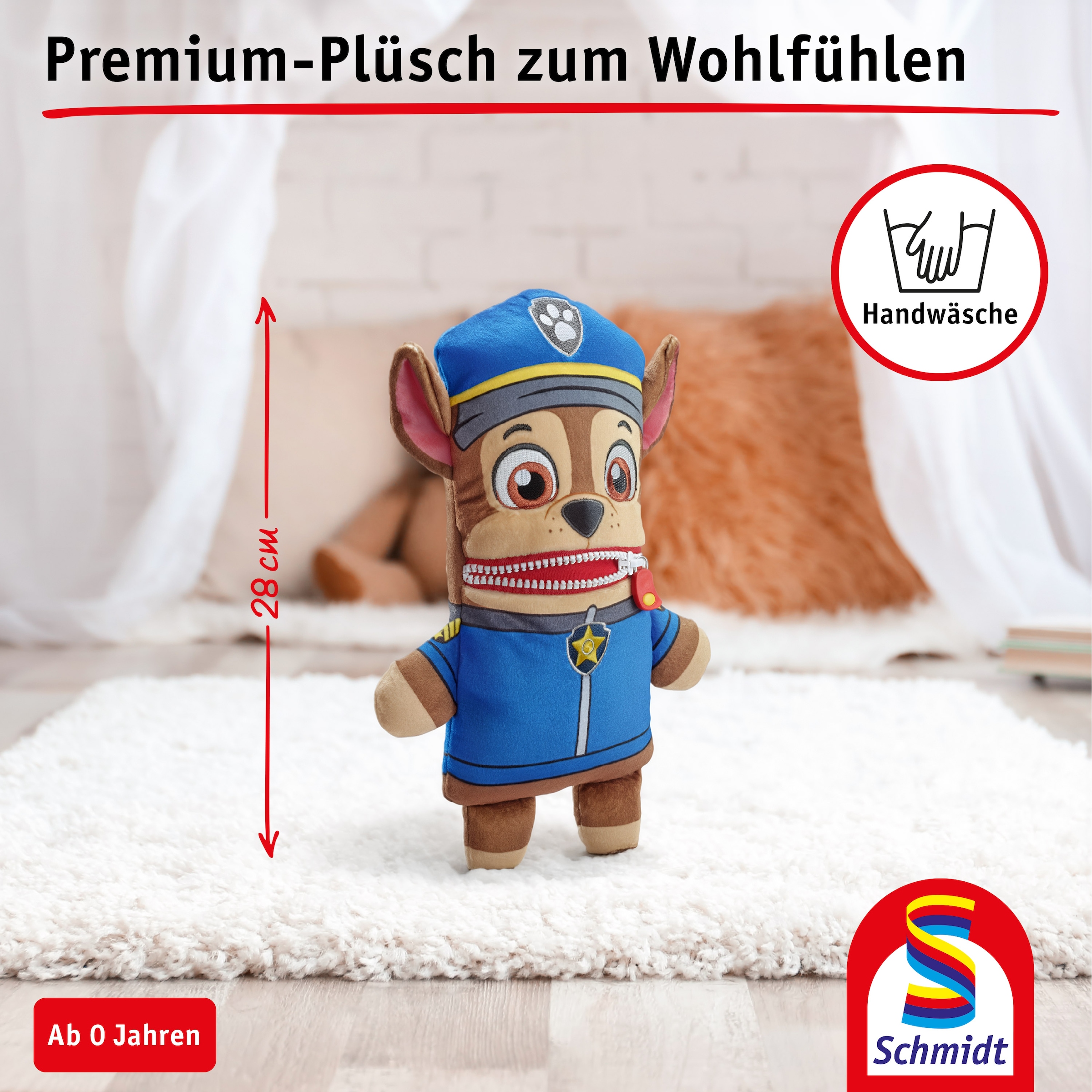 Schmidt Spiele Plüschfigur »Paw Patrol, Sorgenfresser Chase 28 cm«