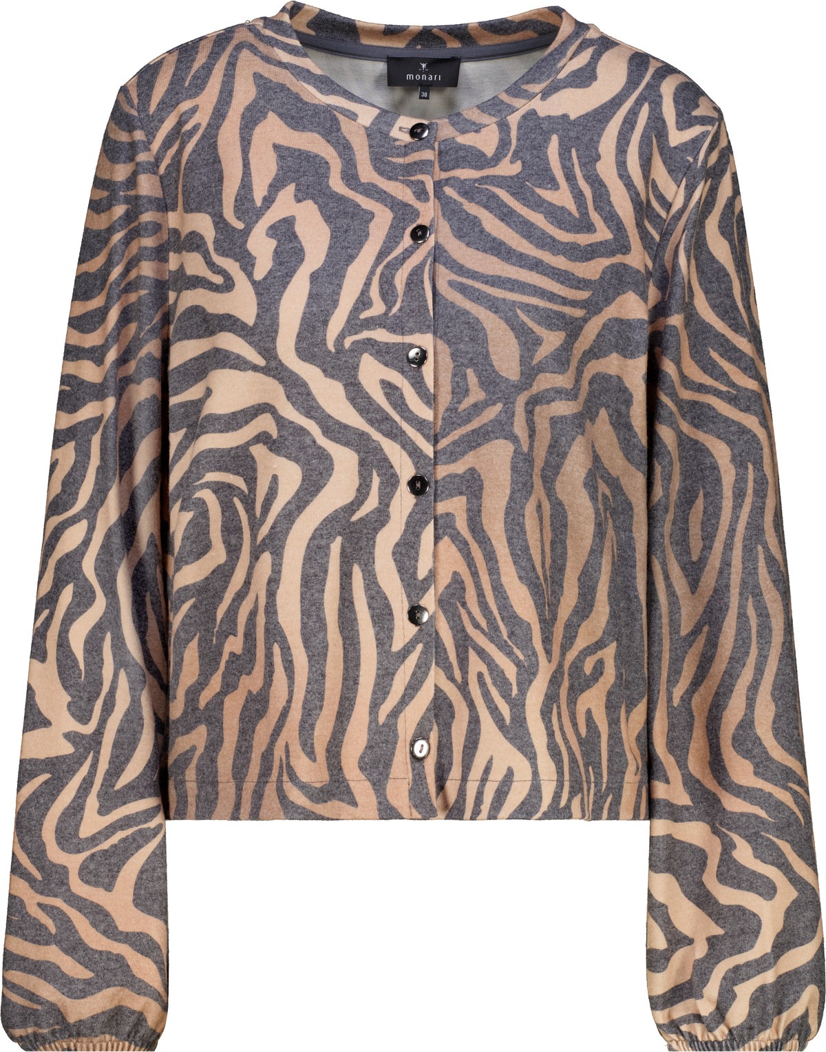 Monari Sommerjacke »Jacke Zebra allover« ohne Kapuze Regular fit mit Zebramuster