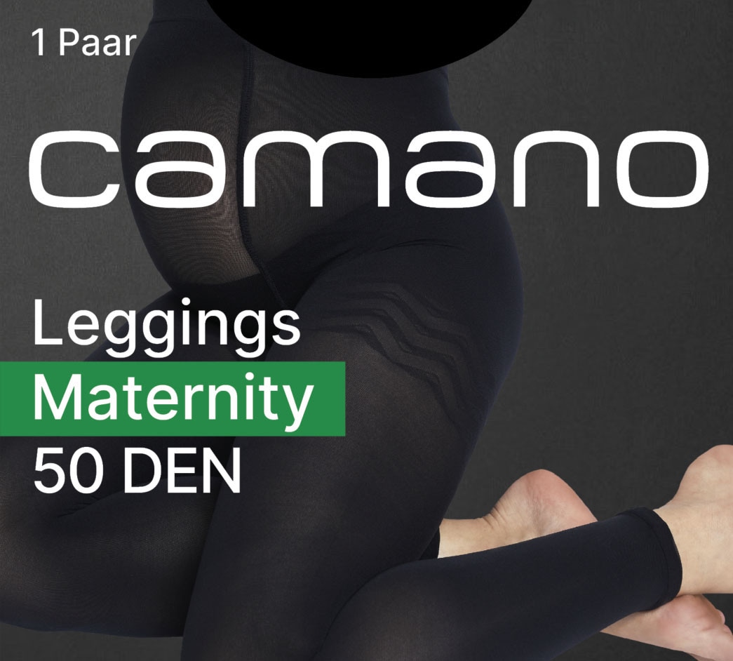 Camano Umstandsleggings »fine functional«, perfekt für jede Phase der Schwangerschaft, 3D 50 DEN