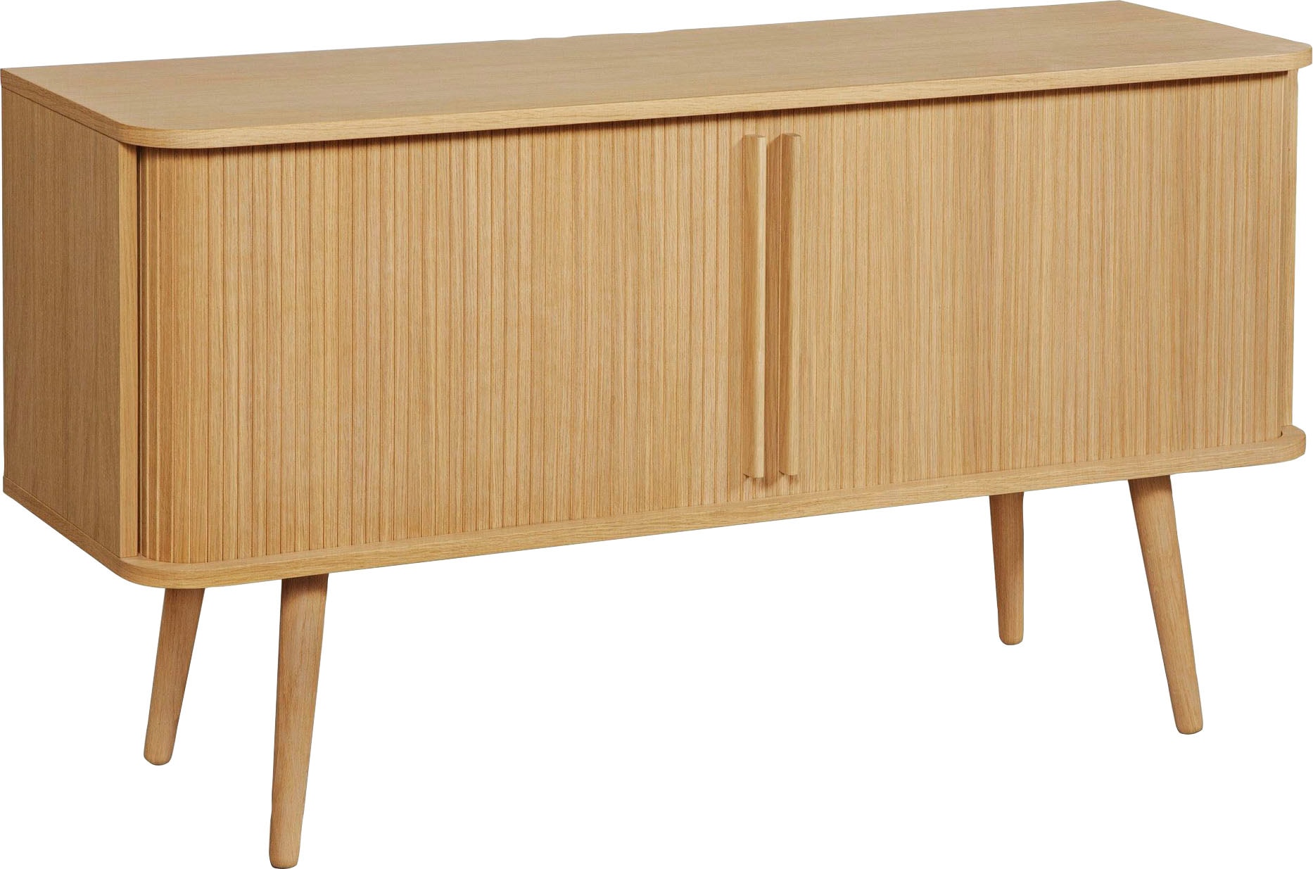 Woodman Sideboard »Rove«, Kommode besonderes Design, Breite 138 cm, mit Eichenholzfurnier, FSC®