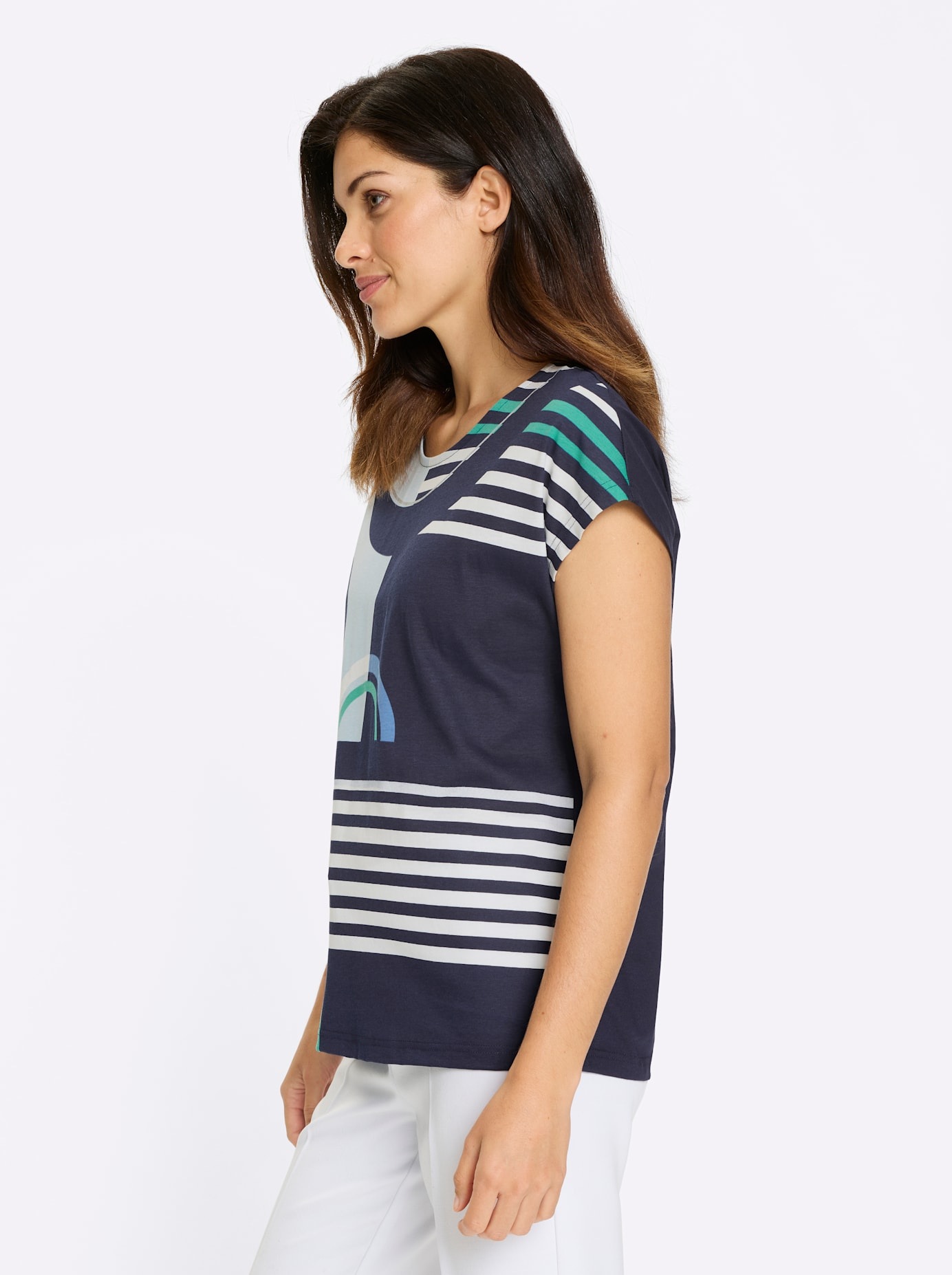 Classic Basics Kurzarmshirt »Rundhals-Shirt« 1 tlg.