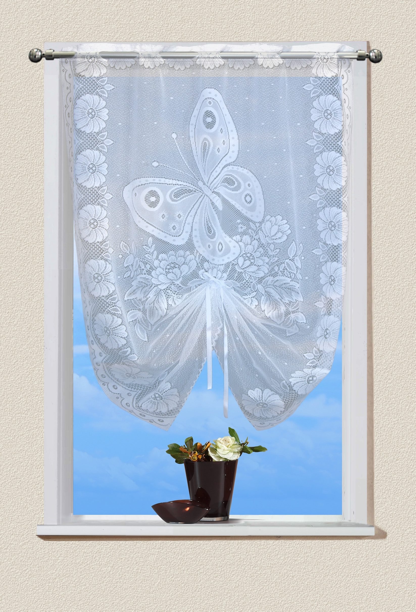 VHG Scheibengardine »Schmetterling«, (1 St.)
