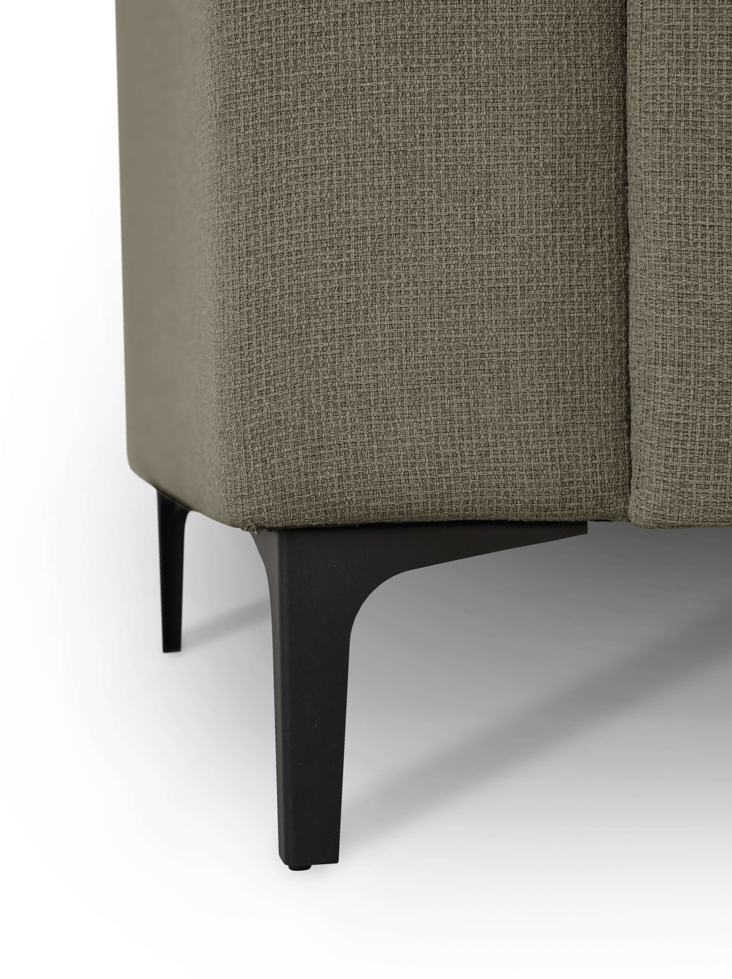 Home affaire Wohnlandschaft »Tournon U-Form, XXL Sofa, Breite 333 cm, Webstoff, Chenille« Designsofa im nordischen Stil, Wellenunterfederung, Metallfüße