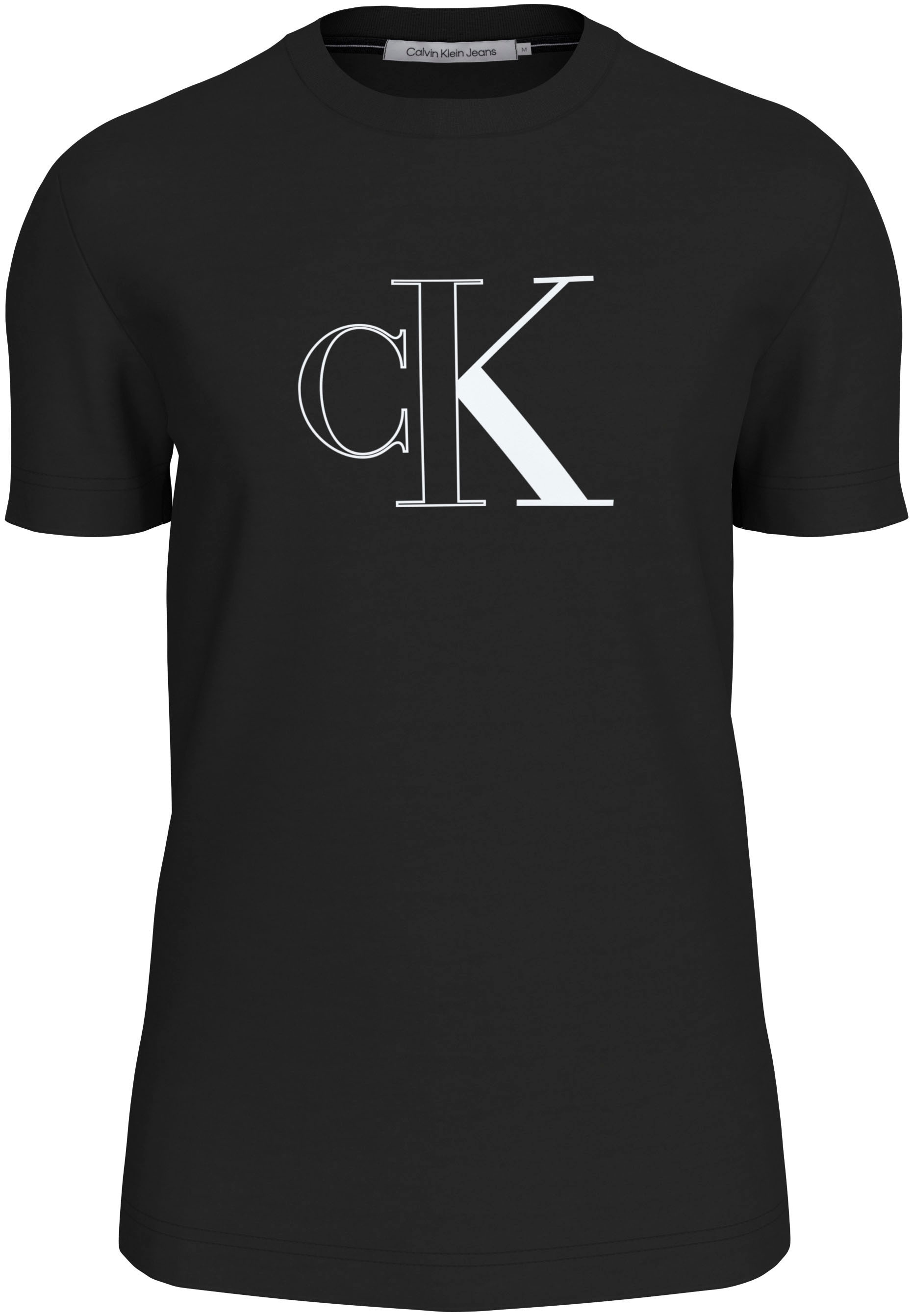 Calvin Klein Jeans T-Shirt »OUTLINE MONOLOGO TEE«, mit Logoprägung