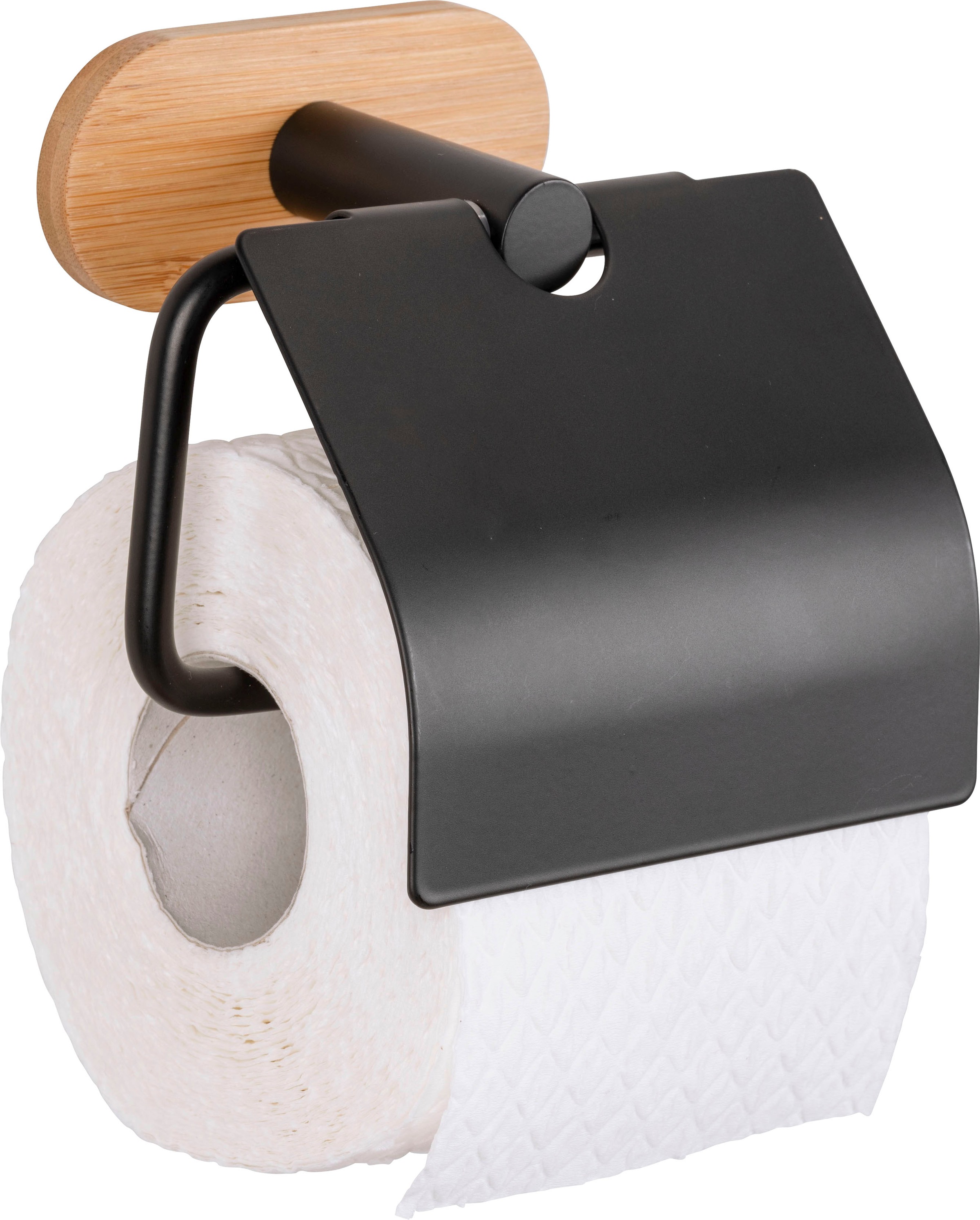 WENKO Toilettenpapierhalter »Turbo-Loc® Orea Bamboo«, Befestigen ohne bohren