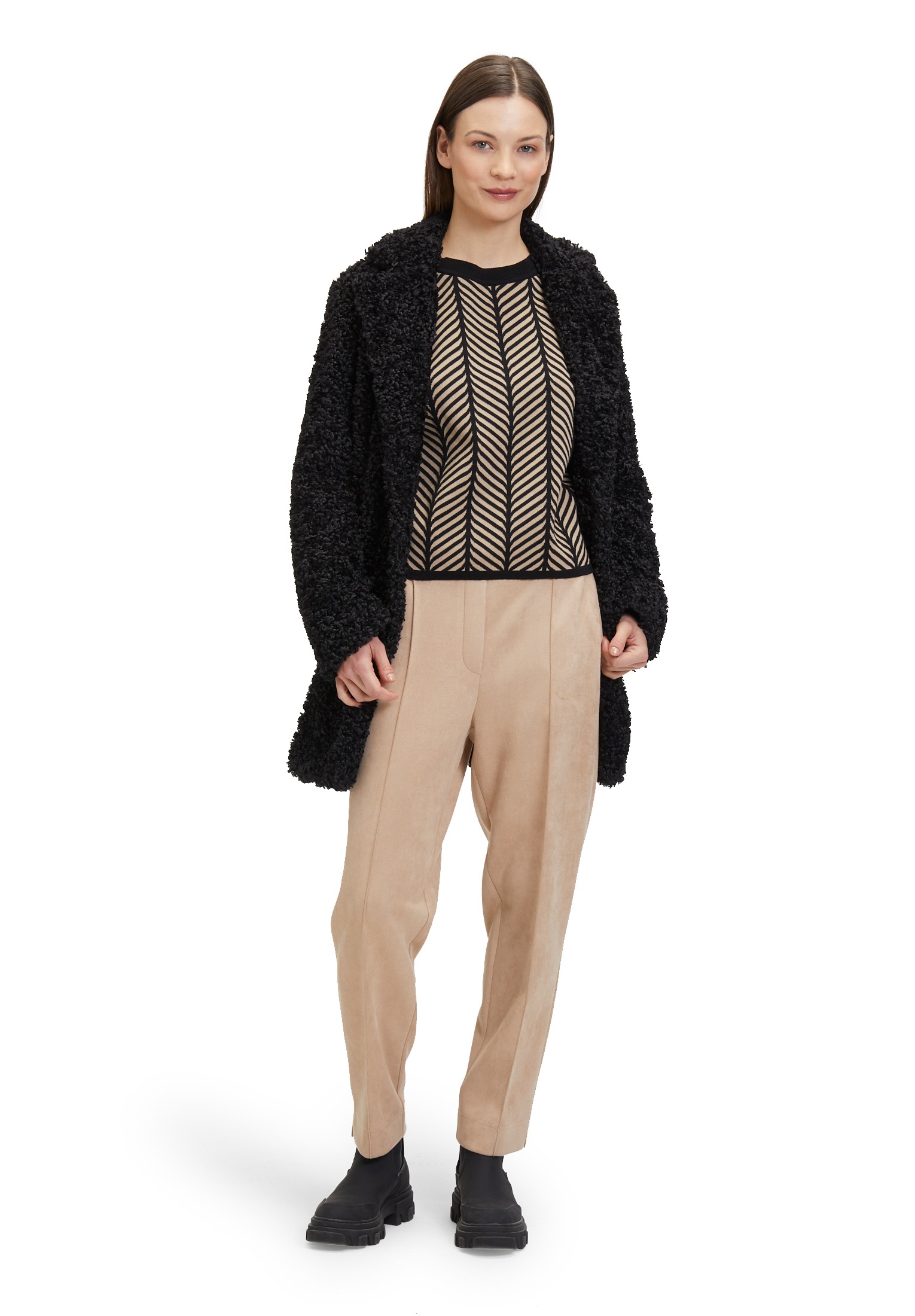 Betty&Co Strickpullover »Strickpullover mit Jacquard«