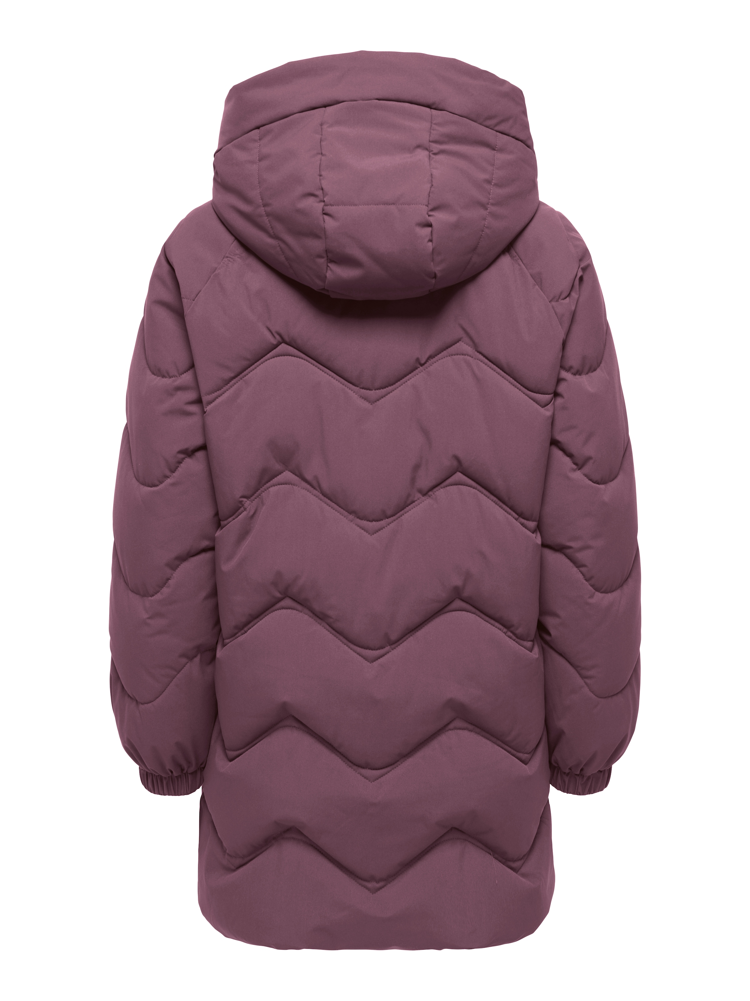 JDY Steppjacke »JDYPOWER LONG HOOD PUFFER OTW HAB« mit Kapuze Kunstfaser
