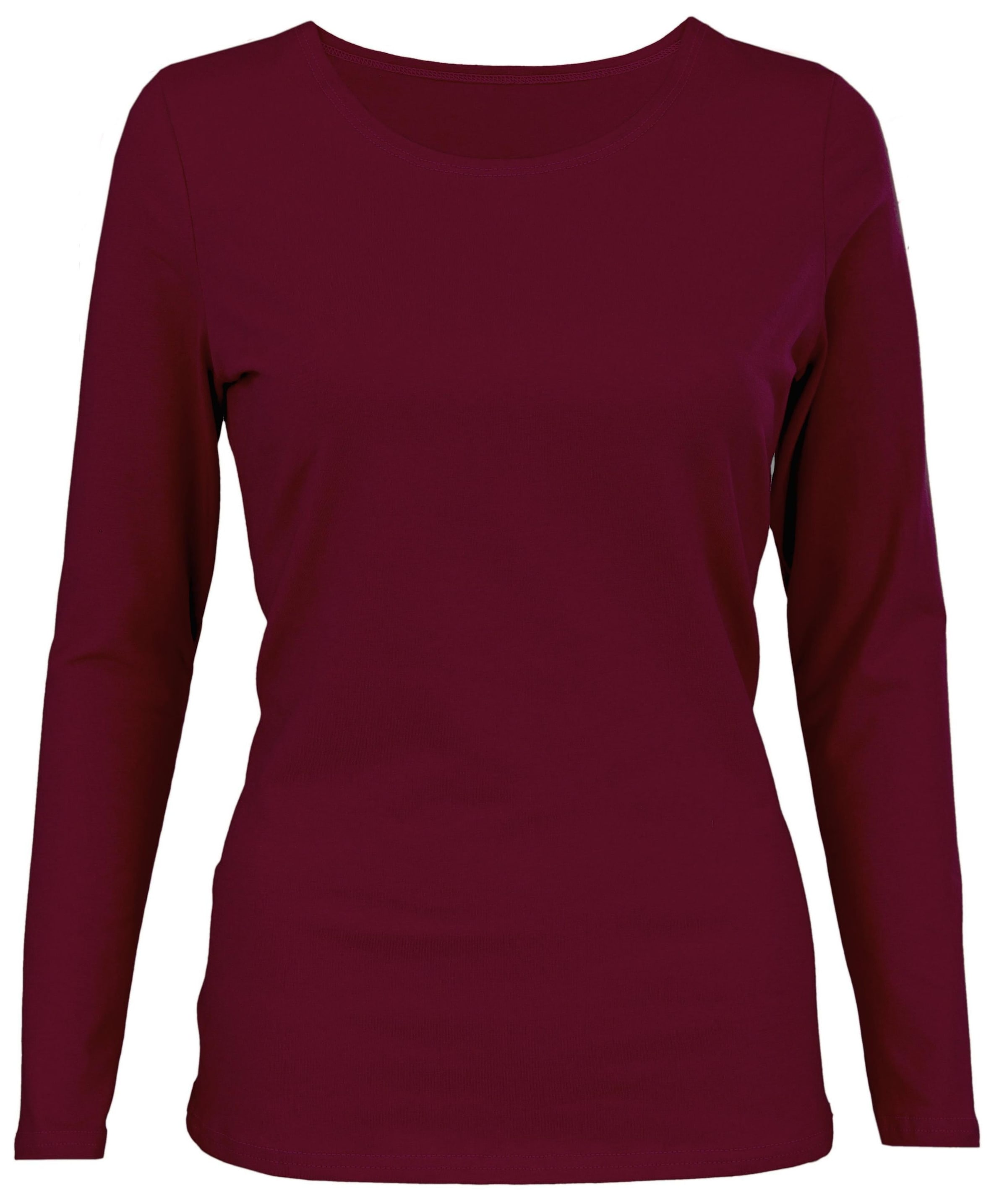 ALKATO Langarmshirt »Damenshirt Alkato Damen Langarm Shirt mit O-Ausschnitt«
