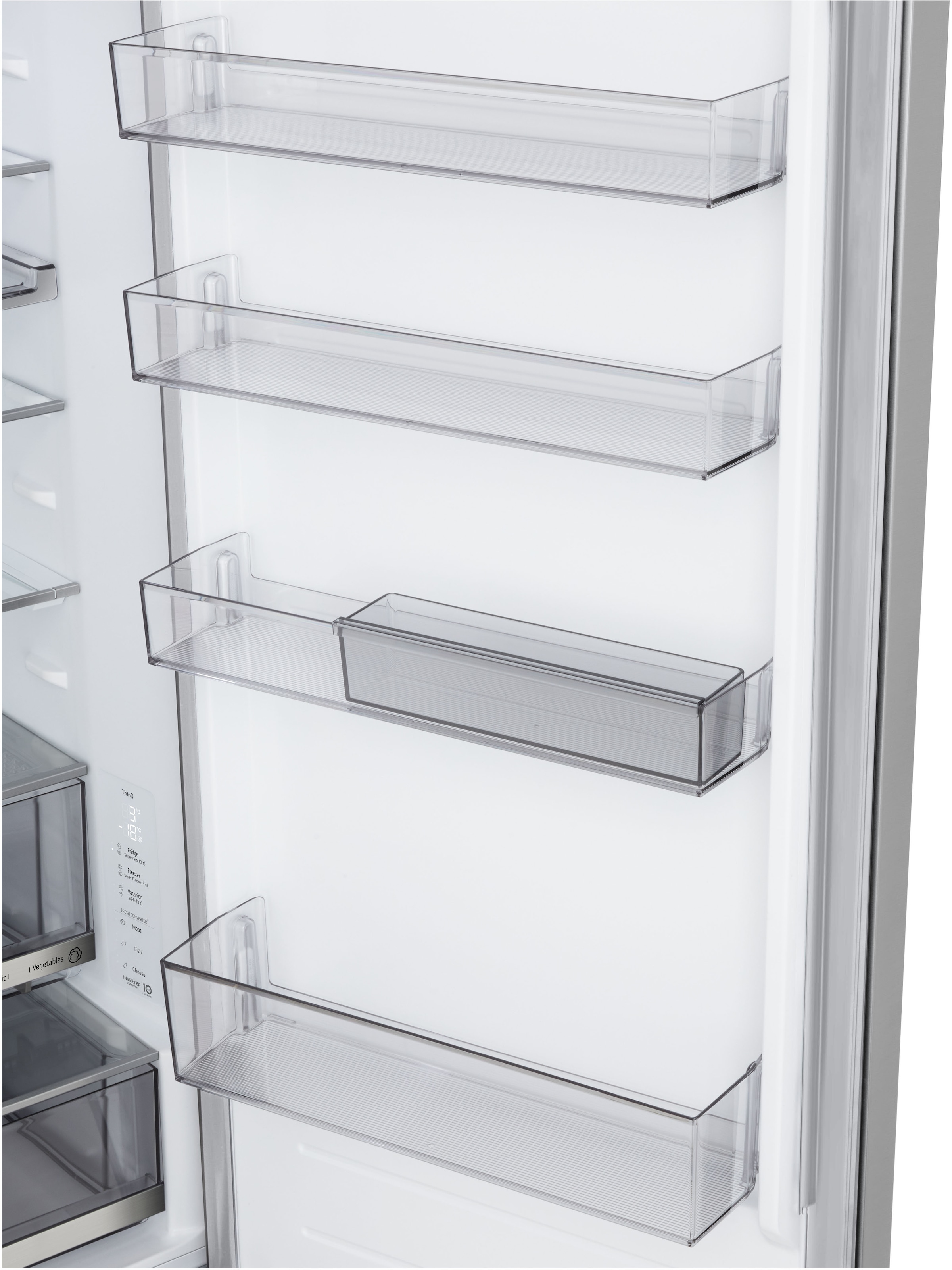 LG Kühl-/Gefrierkombination Serie 7 »GBBS726BPY« 203 cm hoch 59,7 cm breit Vollintegrierbarer Kühlschrank dank frontaler Luftzufuhr und Abluft