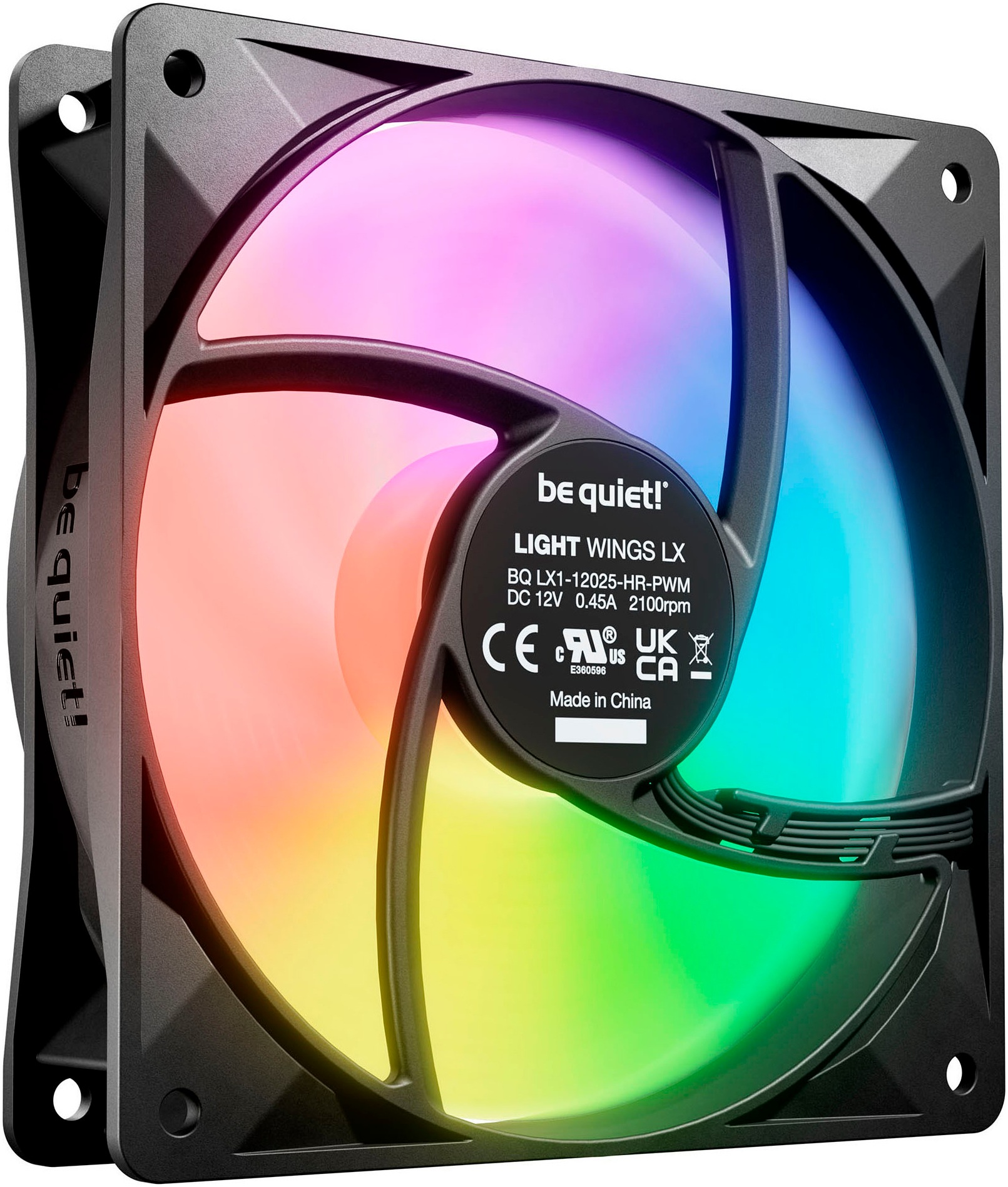 be quiet! Gehäuselüfter »LIGHT WINGS LX 120mm PWM High Speed 3-Pack Black«