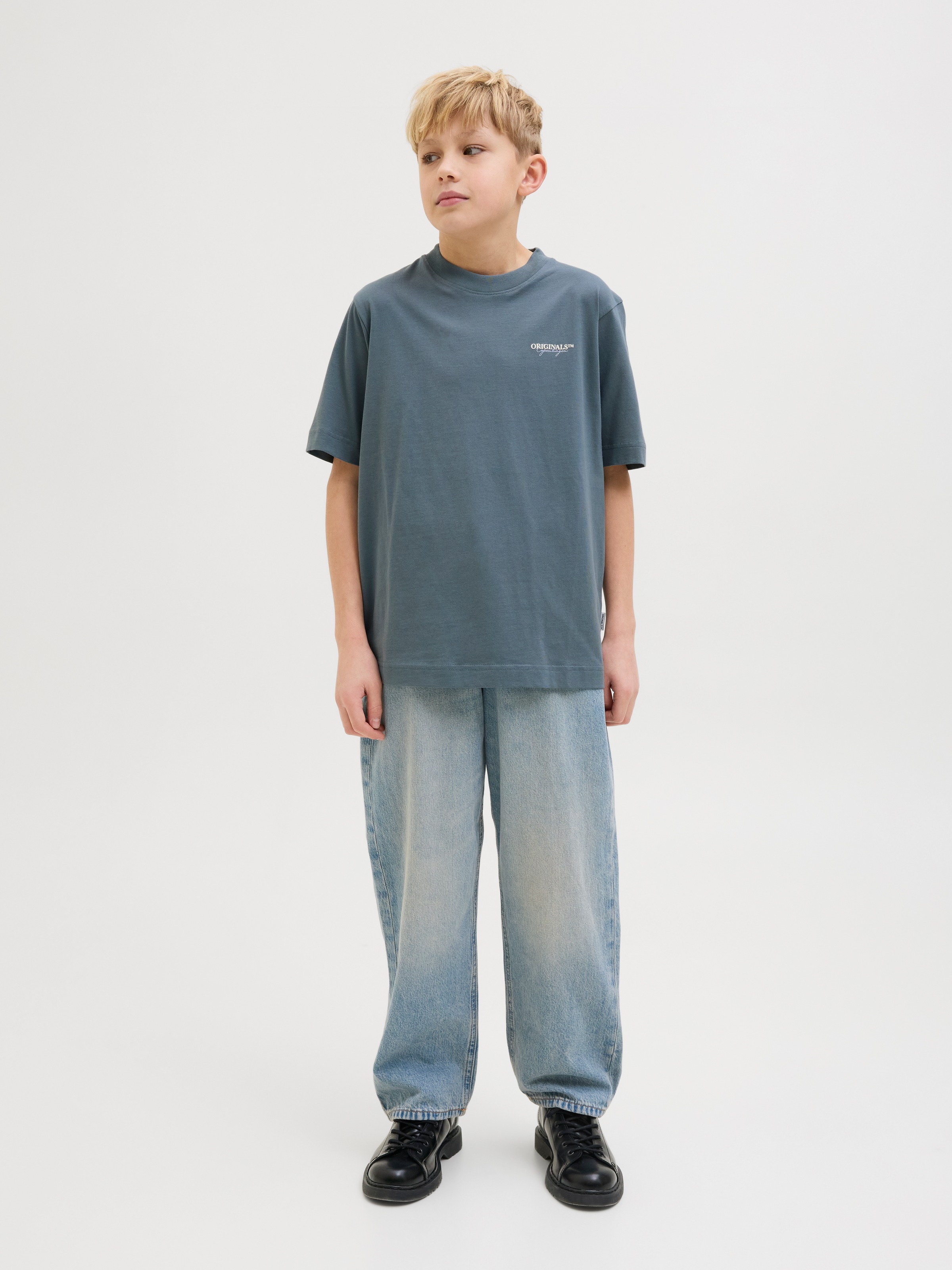 Jack & Jones Junior T-Shirt »JORISLINGTON TYPE TEE SS CREW N. SN JNR«