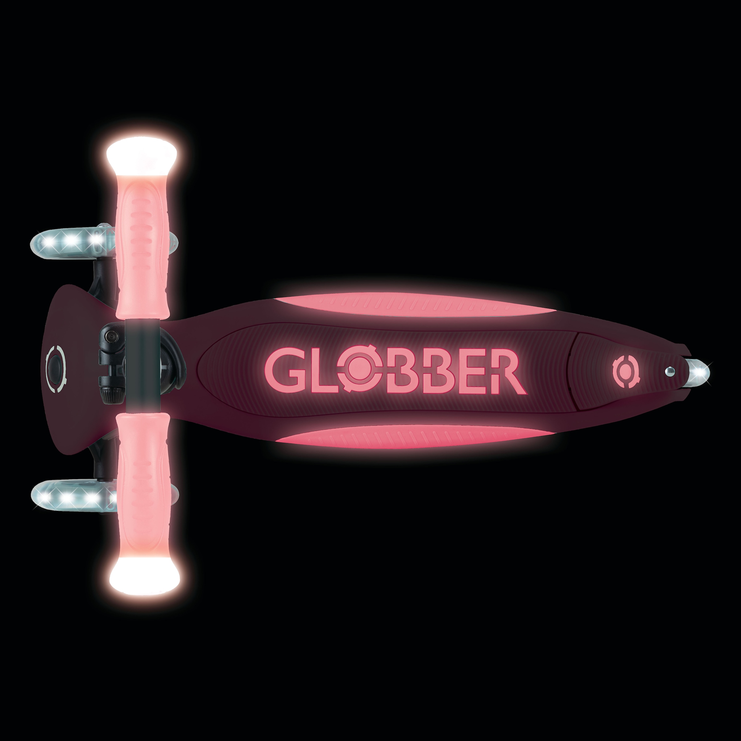 Globber Tretroller »ELITE GLOW LIGHTS, mit Leuchtrollen und Glow-Effekt«