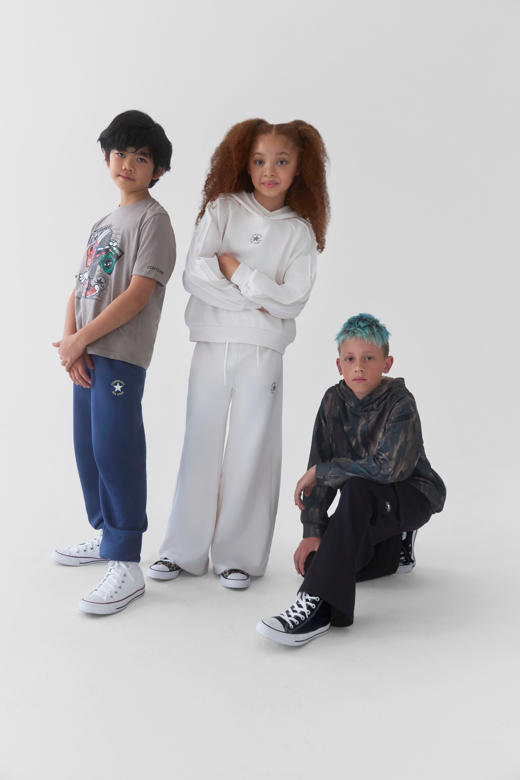 Converse T-Shirt »CNVB CHUCK CHARACTER« für Kinder, mit Converse Chuck-Grafik im Cartoon-Stil