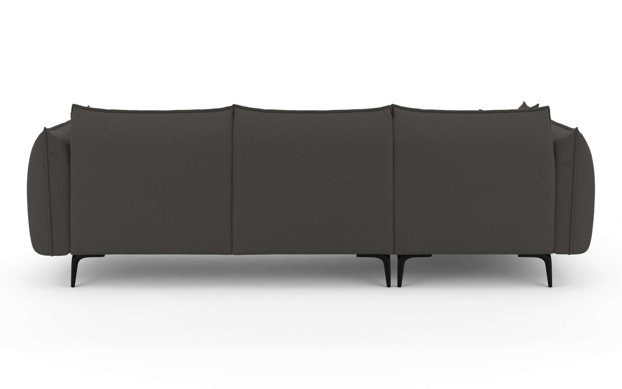 LeGer Home by Lena Gercke Ecksofa »Adelita mit Ottomane links oder rechts bestellbar, B/H/T 270/97/168«, L-Form mit Wellenunterfederung, enthält 2 Zierkissen