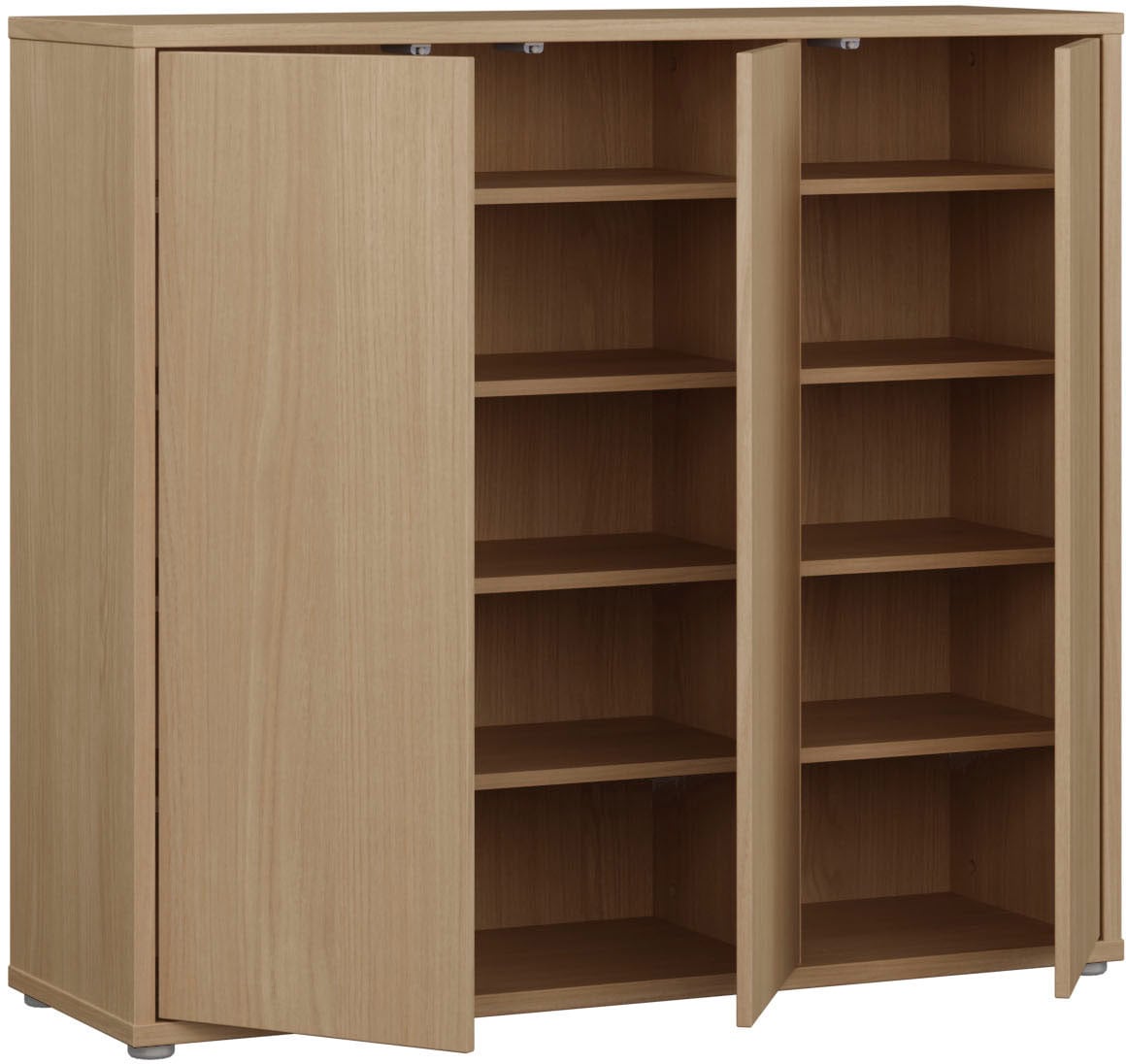 FORTE Schuhschrank »Alice Springs« B/H/T 109,2/99,1/34,9 cm,  Stauraumschrank, Mehrzweckschrank, grifflose Front, Push to open