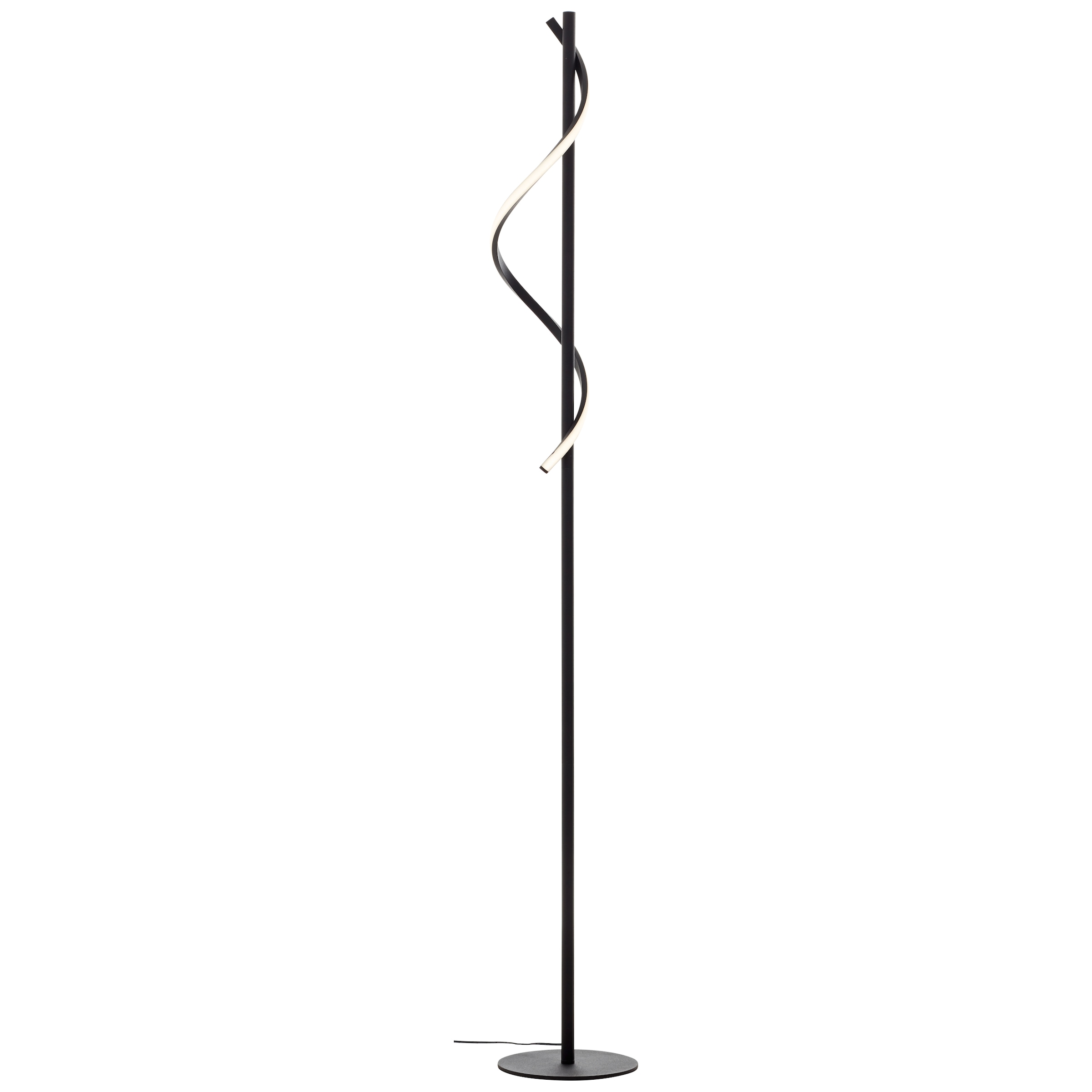 Brilliant LED Stehlampe »Eunice«, 150 x 20 cm, 1700 lm, 4000 K, Metall, matt schwarz
